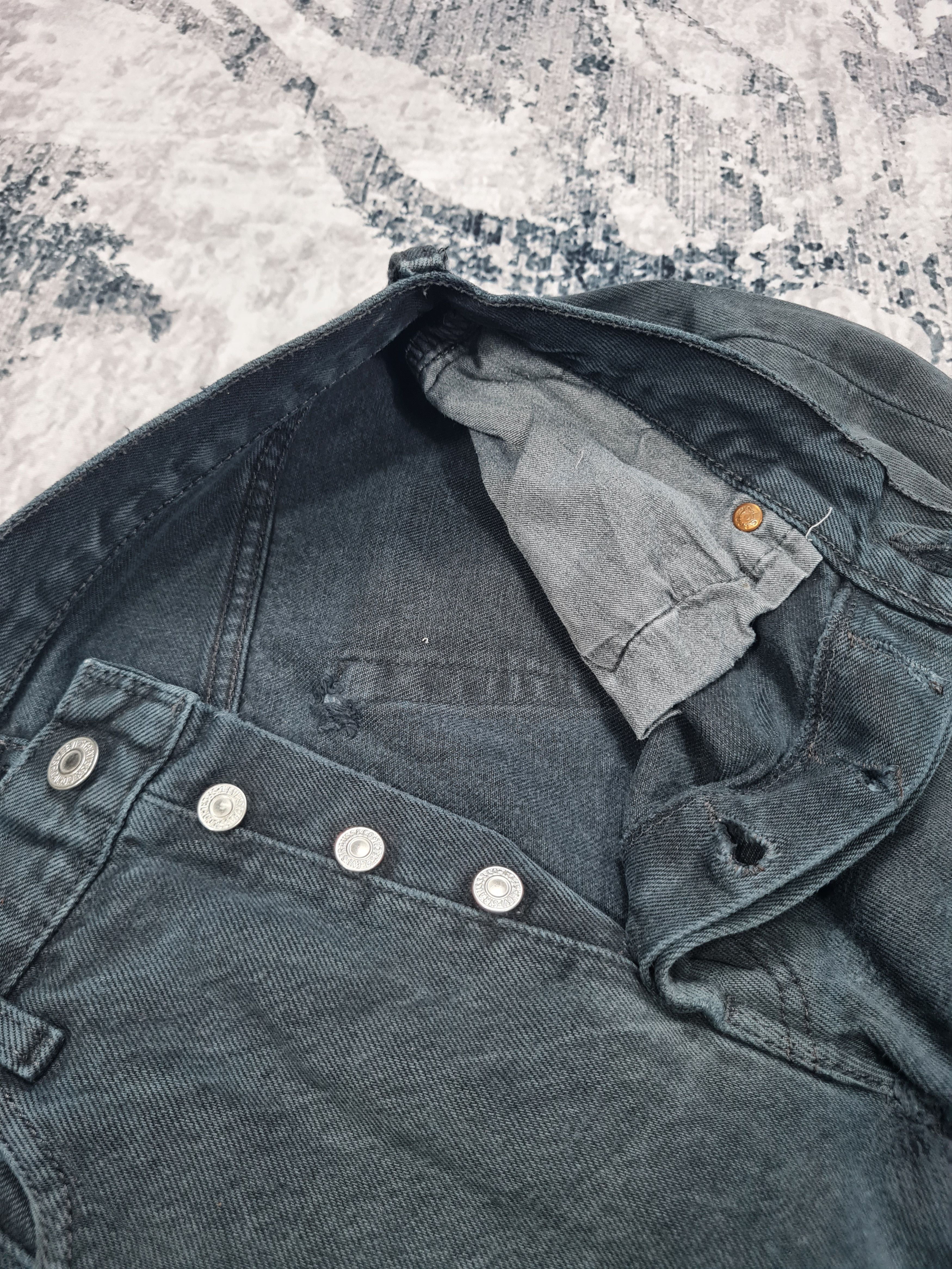 Levi's Vtg LEVIS 501 Super Black Stain Size 31X33.5 Jeans L0220 Size US 31 - 8 Thumbnail