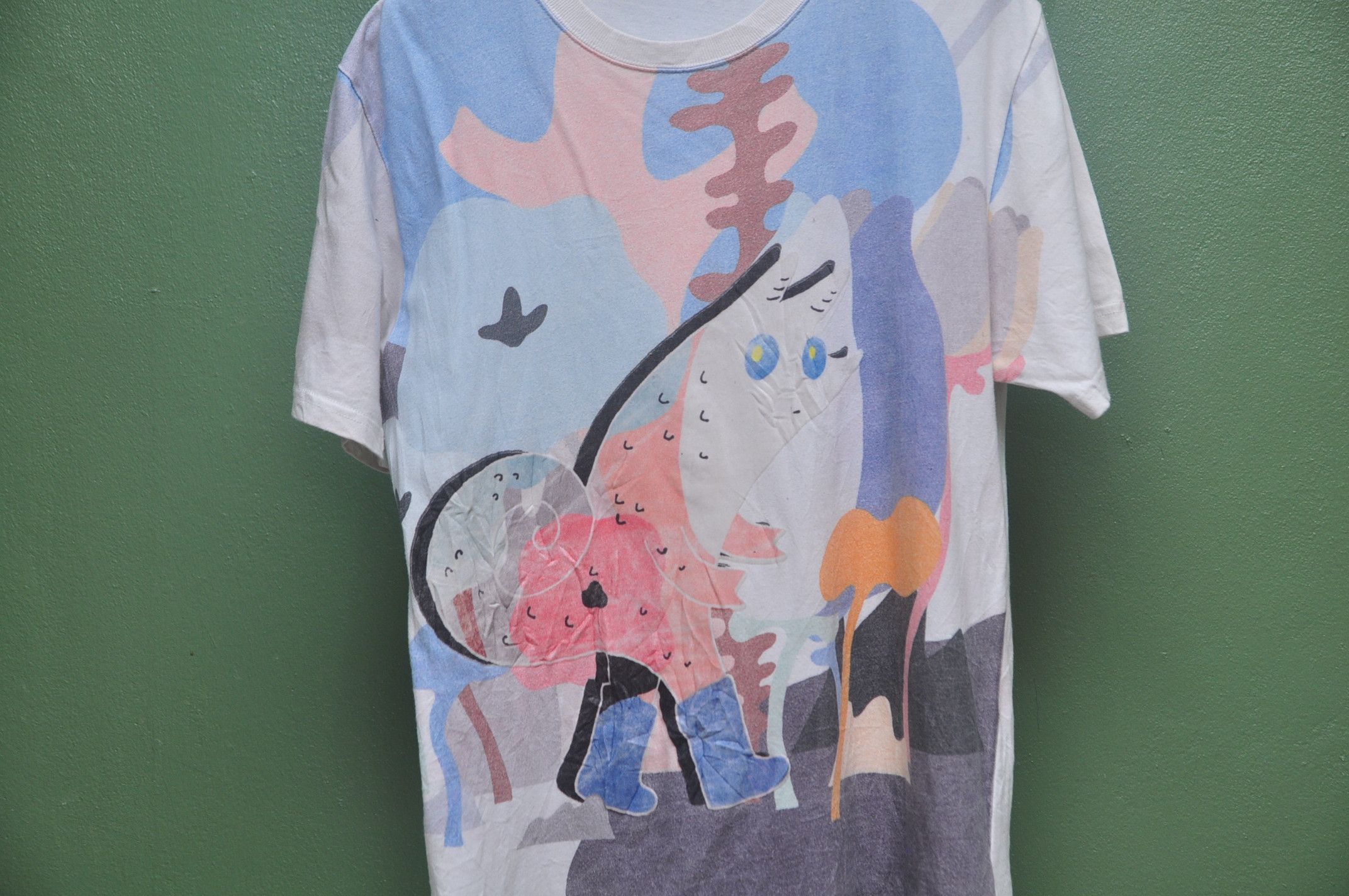 Japanese Brand Vintage Ktakura Kou Seeds Full Print Shirt Size US L / EU 52-54 / 3 - 3 Thumbnail