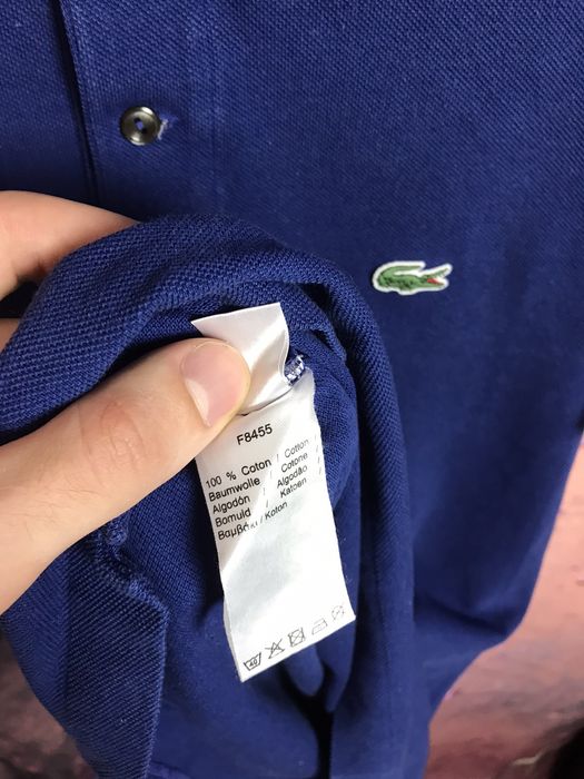 Polo best sale lacoste f8455