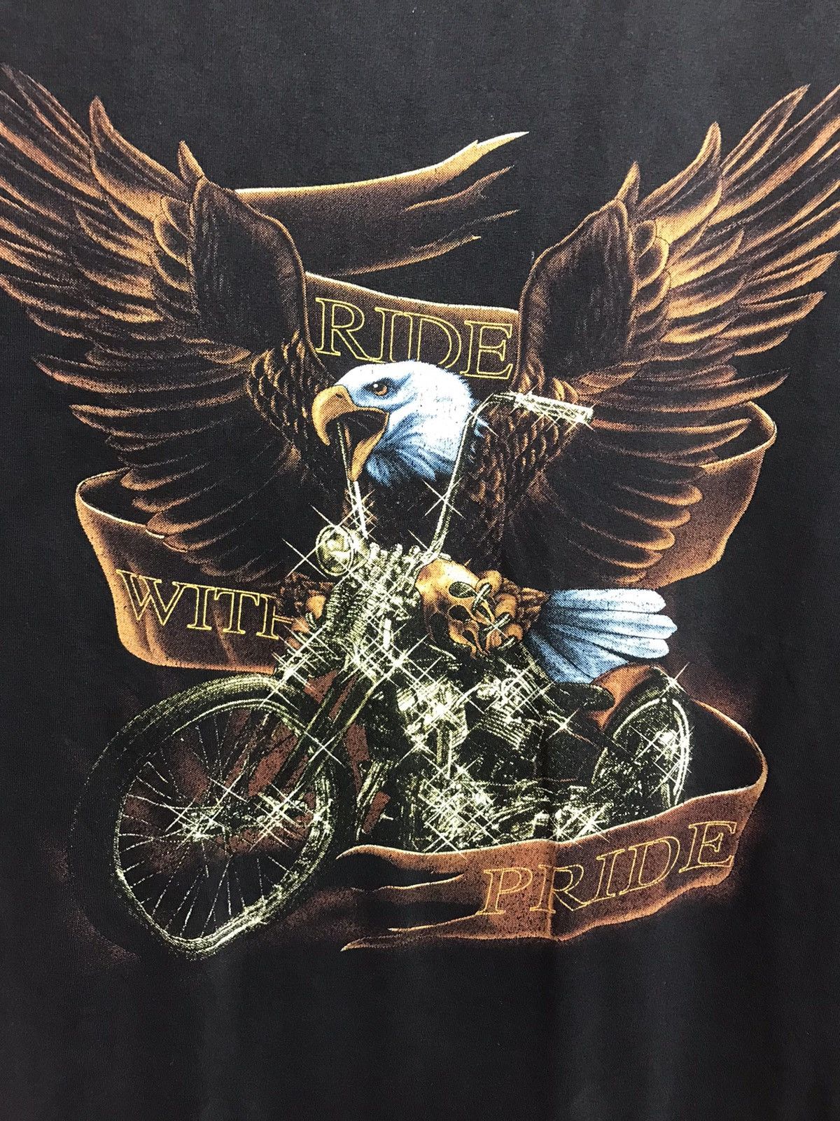 Vintage Vintage Eagle logo pride band streetwear tee Size US XL / EU 56 / 4 - 3 Thumbnail
