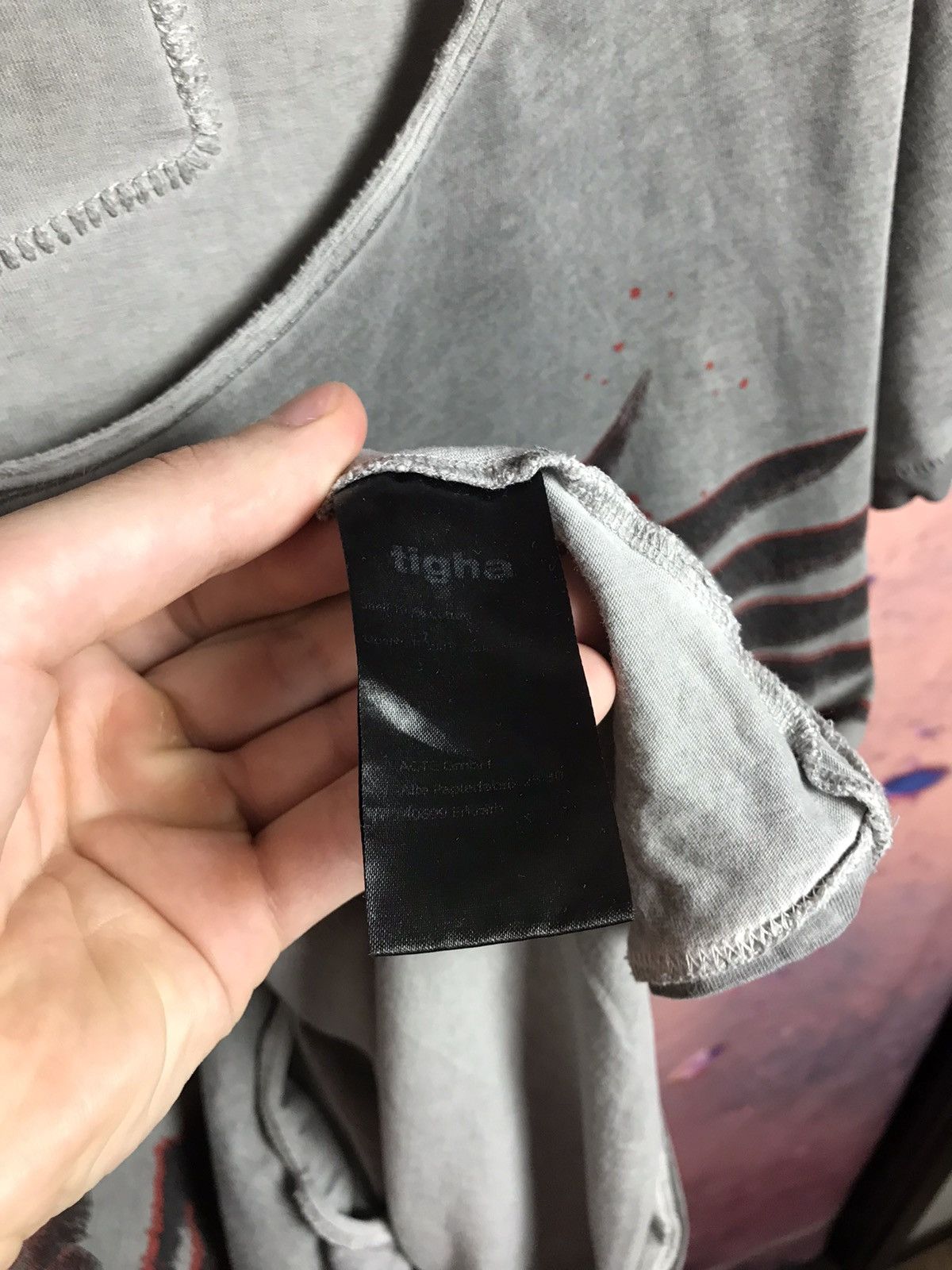 tigha Tigha streetwear luxury t shirt eagle logo Size US L / EU 52-54 / 3 - 5 Thumbnail