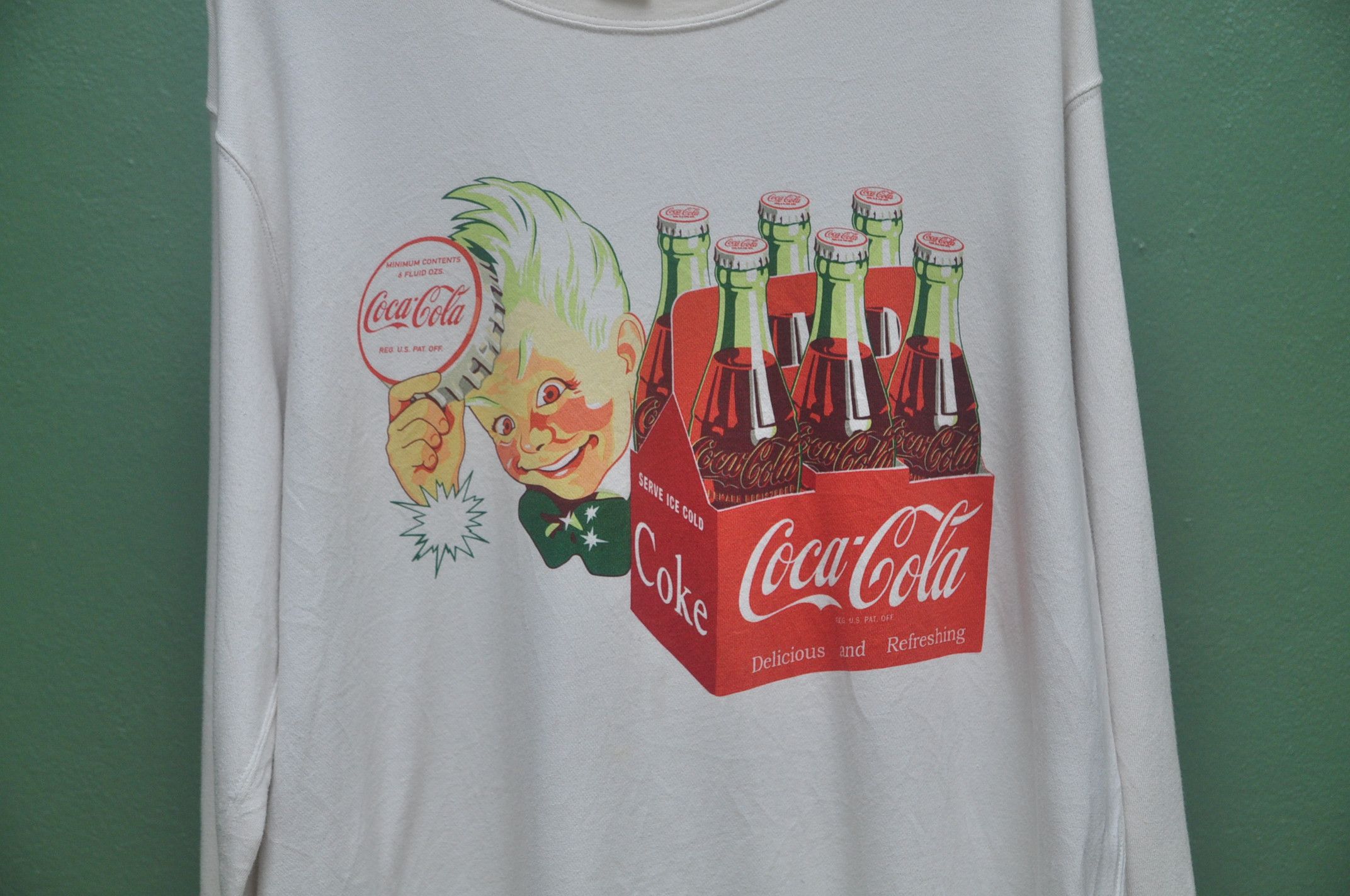 Coca Cola × Designer × Japanese Brand Vintage Coca Cola X Uniqlo Sweatshirt Size US XL / EU 56 / 4 - 3 Thumbnail