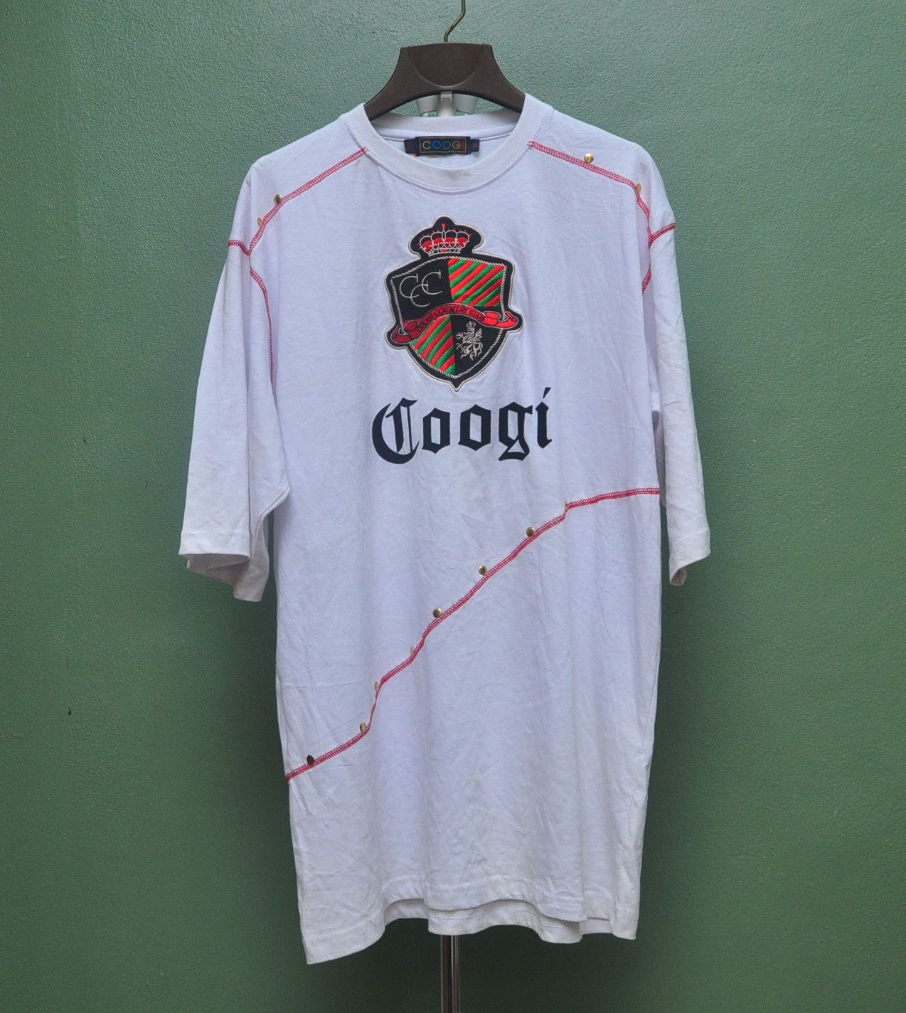 Coogi Vintage Coogi White Streetwear Designer Fashion Style Size US XL / EU 56 / 4 - 1 Thumbnail