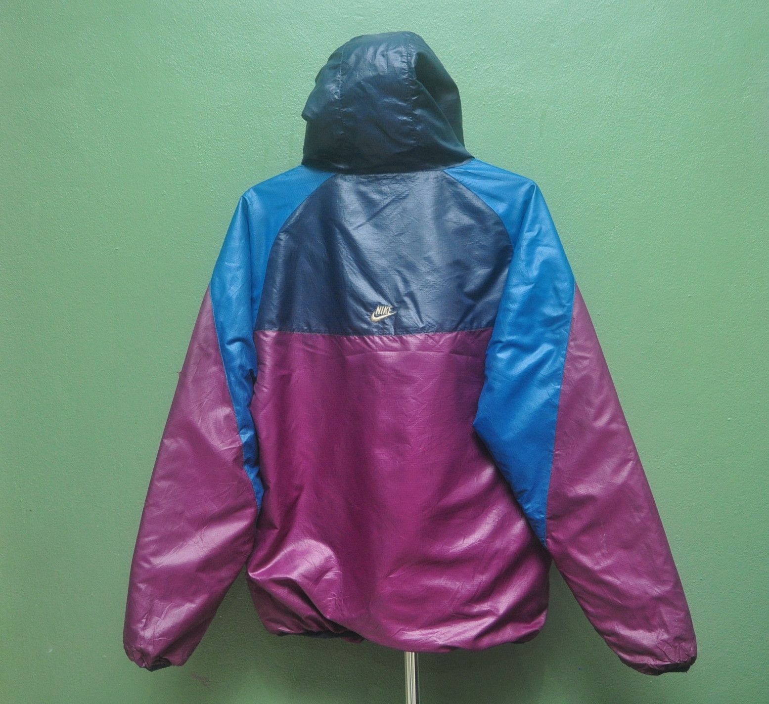 Designer × Japanese Brand × Nike Vintage Nike Colourful Multicolour Winbreaker Sweater Size US XL / EU 56 / 4 - 3 Thumbnail
