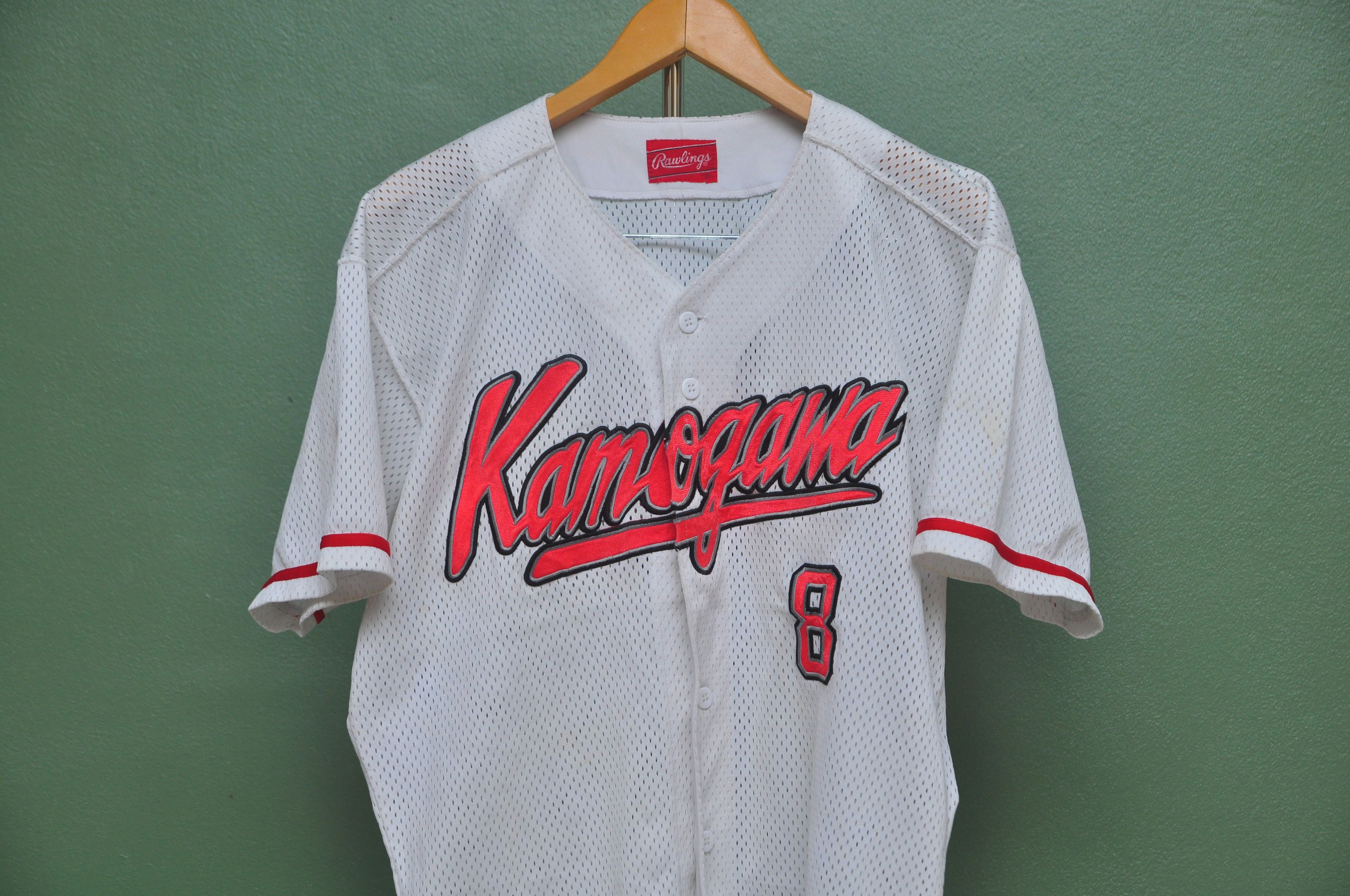 Designer × Japanese Brand Rawlings Kamogawa Jersey Size US XL / EU 56 / 4 - 1 Thumbnail