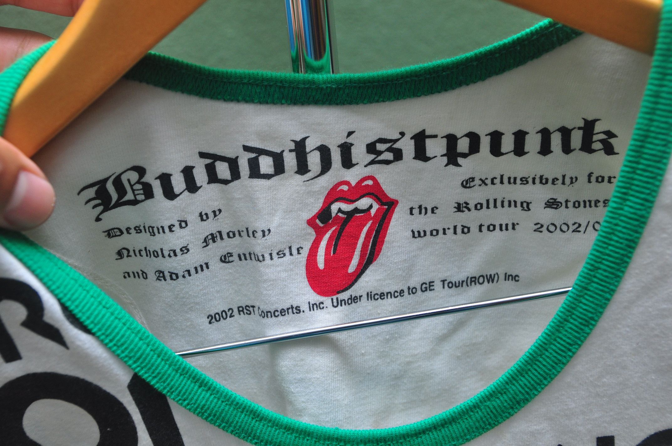 Band Tees × Designer × Japanese Brand The Rolling Stone X Buddhist Punk Shirt Size US M / EU 48-50 / 2 - 3 Thumbnail