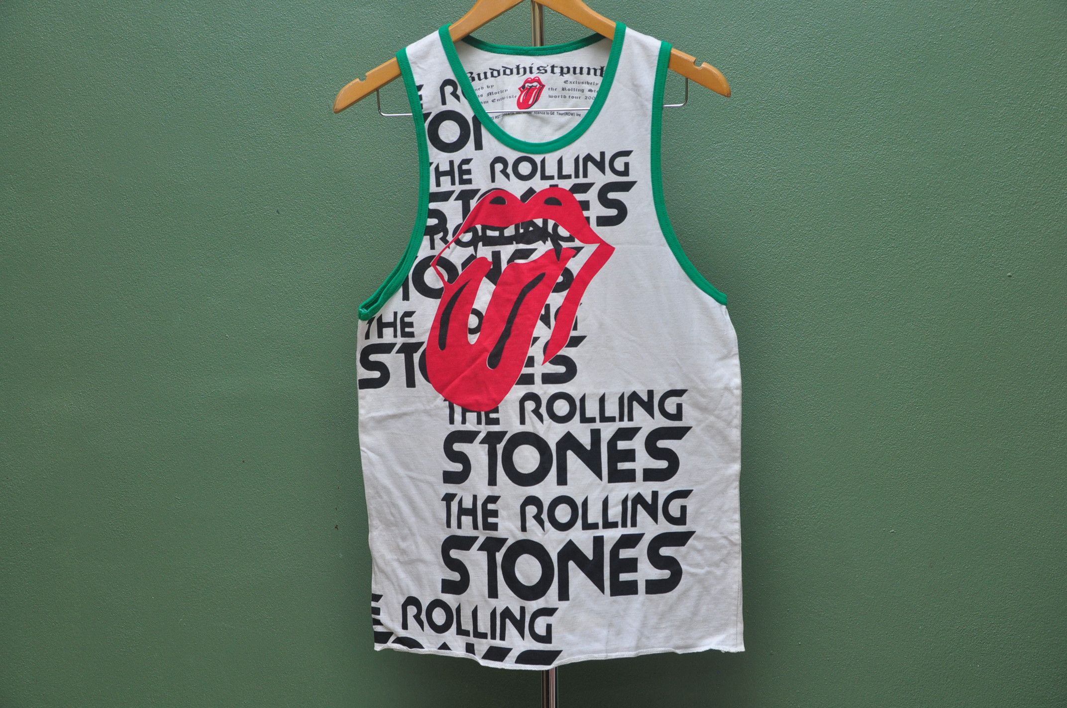 Band Tees × Designer × Japanese Brand The Rolling Stone X Buddhist Punk Shirt Size US M / EU 48-50 / 2 - 1 Thumbnail