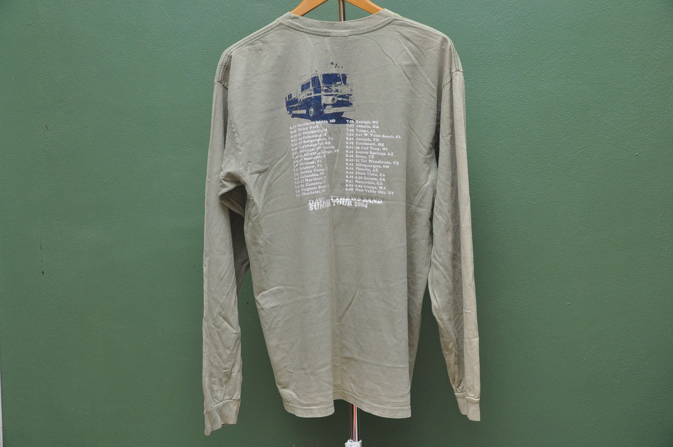 Band Tees × Designer × Japanese Brand Vintage Dave Matthew Band Music Shirt Size US L / EU 52-54 / 3 - 4 Thumbnail