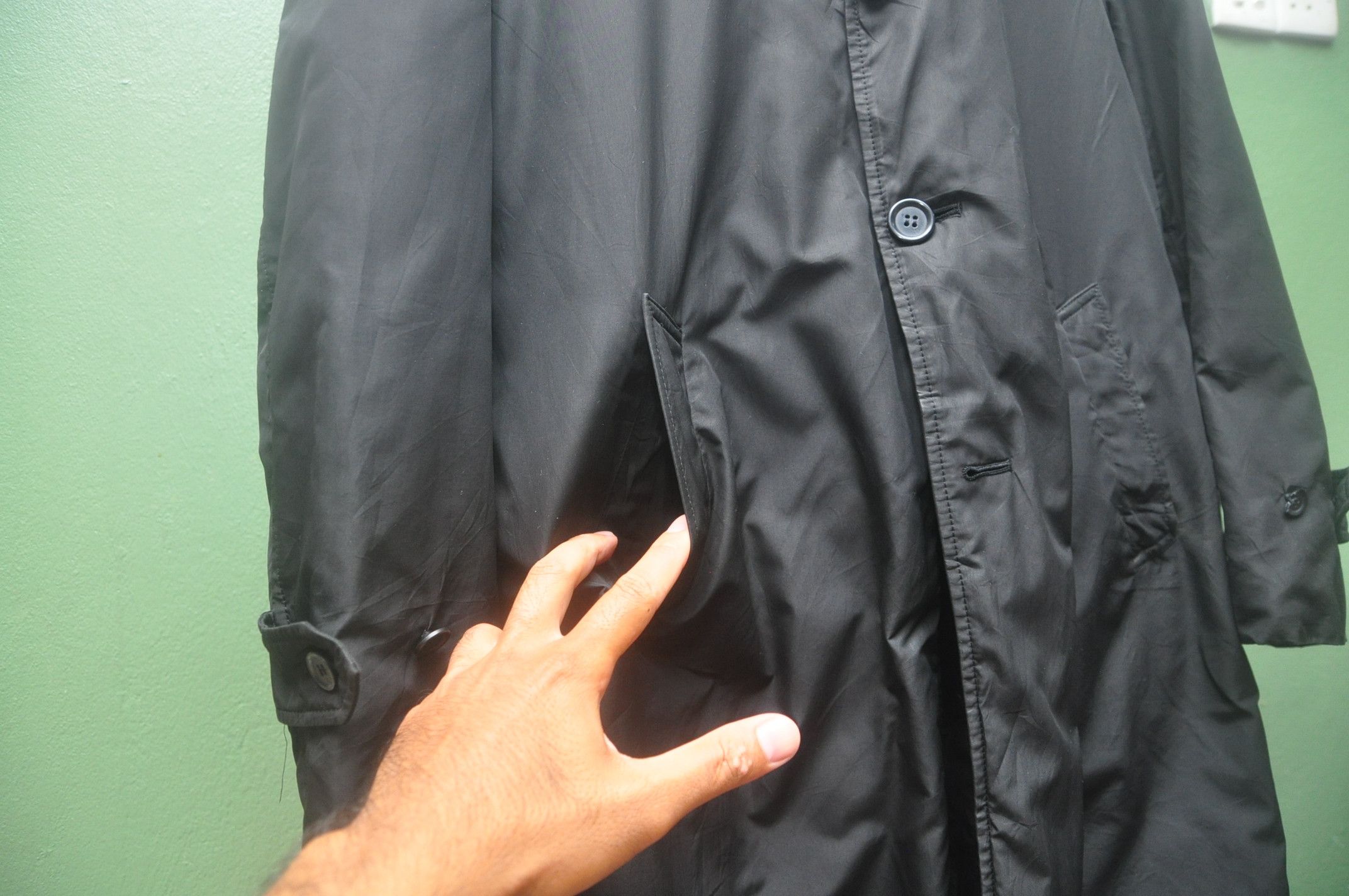 Designer A.A.R Yohji Yamamoto Yohji Design Made In Japan Long Coat Size US L / EU 52-54 / 3 - 5 Thumbnail