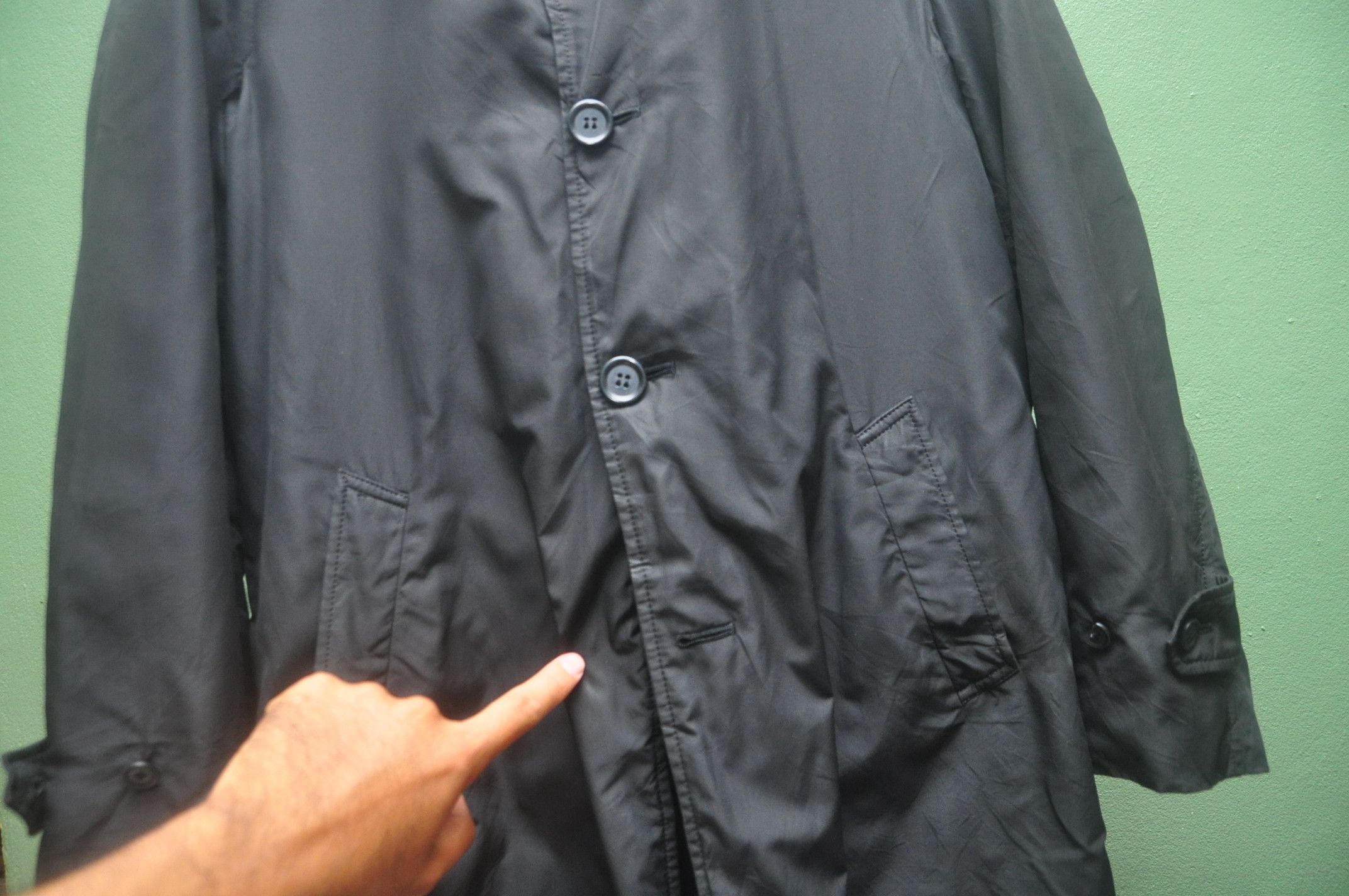Designer A.A.R Yohji Yamamoto Yohji Design Made In Japan Long Coat Size US L / EU 52-54 / 3 - 6 Thumbnail