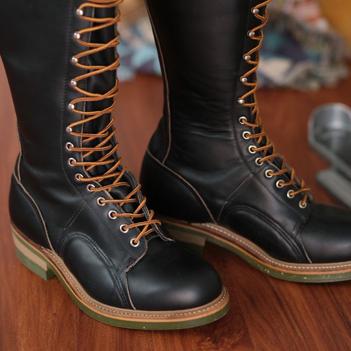 Red Wing Redwing Hall s Lineman Logger Boots Original Made in USA