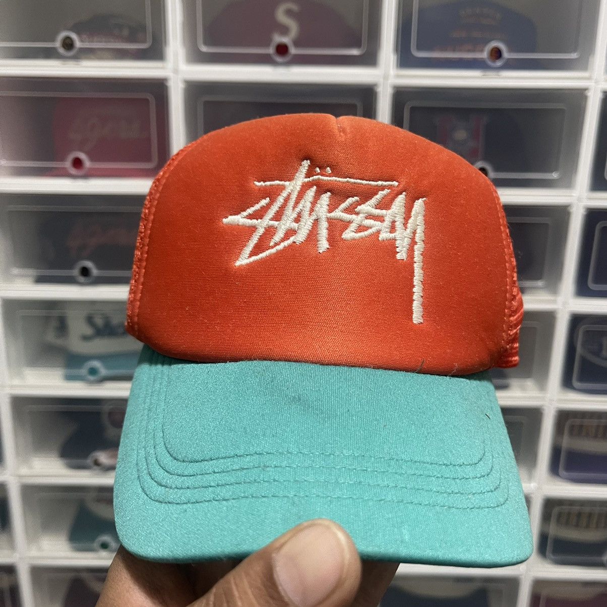 Other Vintage Stussy trucker hat youth Size ONE SIZE - 1 Thumbnail