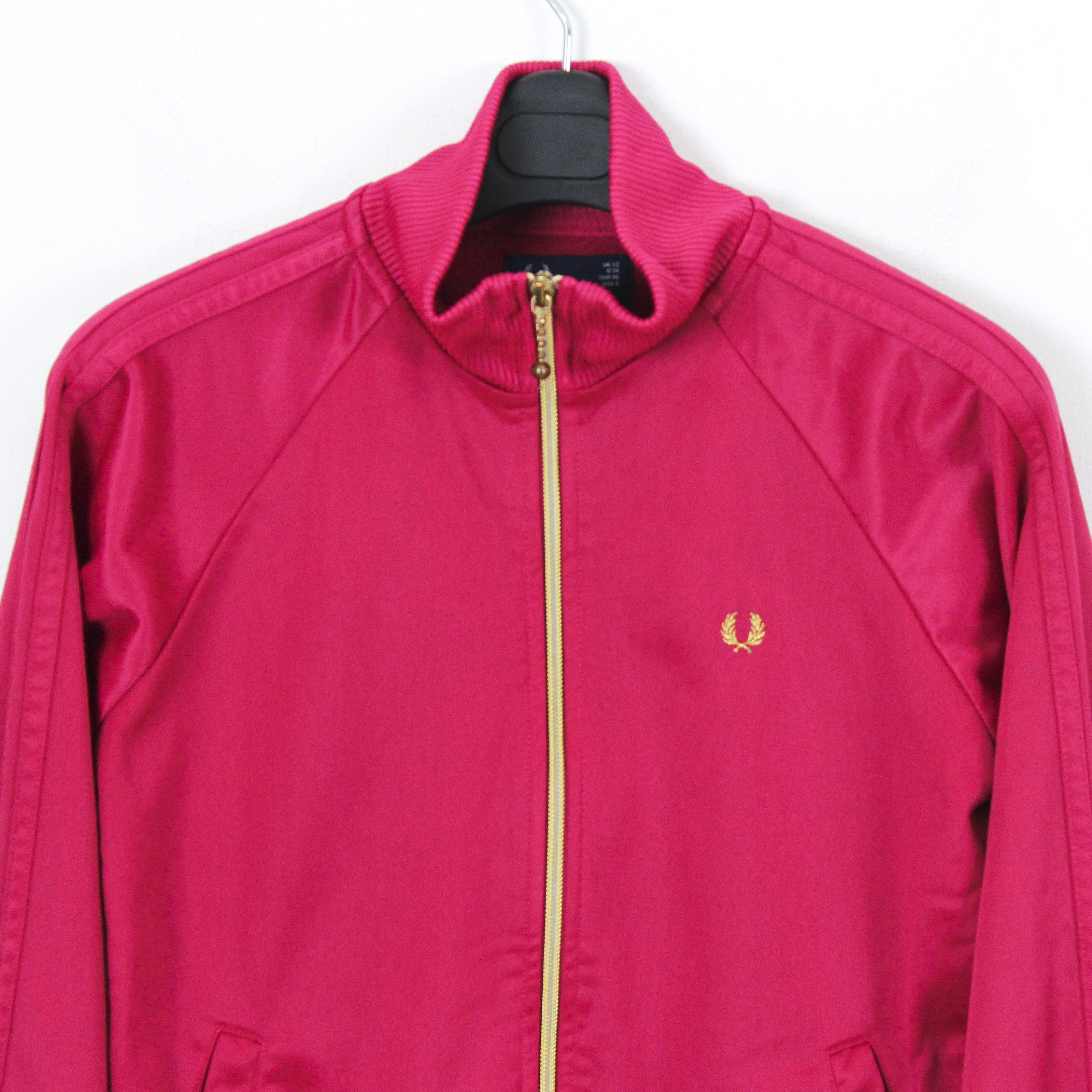 Fred Perry Womens M Tracksuit Jumper Jacket Sweatshirt UK 12 Zip Up Top Size M / US 6-8 / IT 42-44 - 2 Thumbnail
