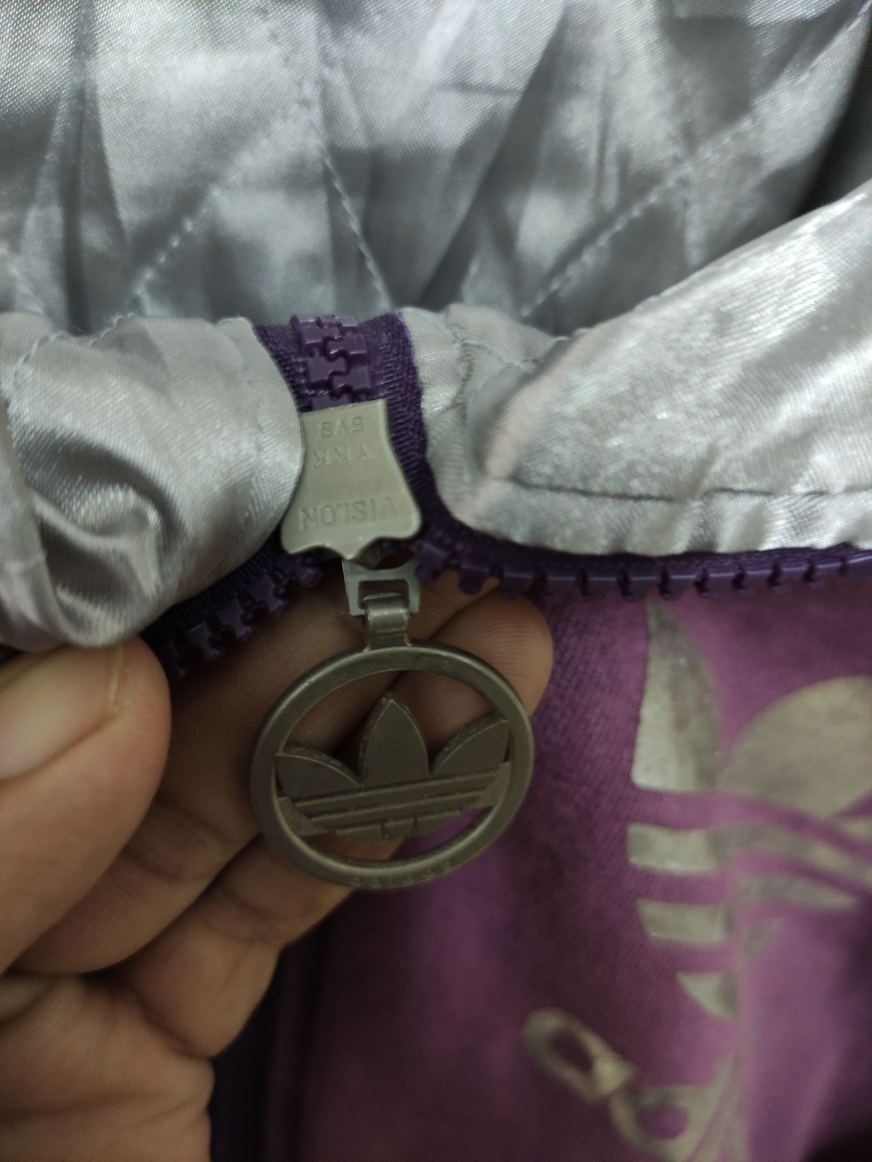 Adidas ADIDAS VINTAGE BOMBER JACKET PURPLE Size US M / EU 48-50 / 2 - 6 Thumbnail