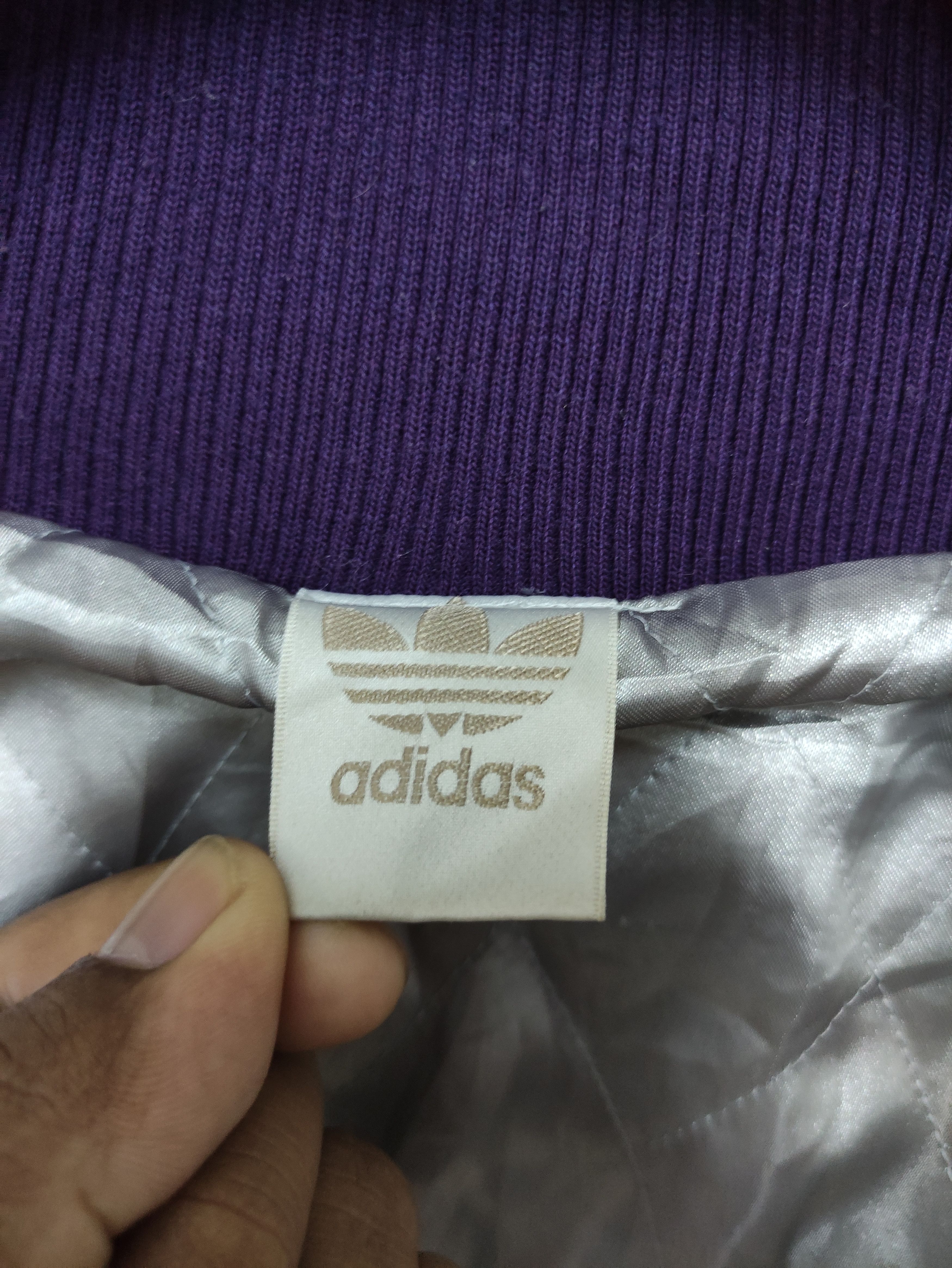 Adidas ADIDAS VINTAGE BOMBER JACKET PURPLE Size US M / EU 48-50 / 2 - 12 Thumbnail