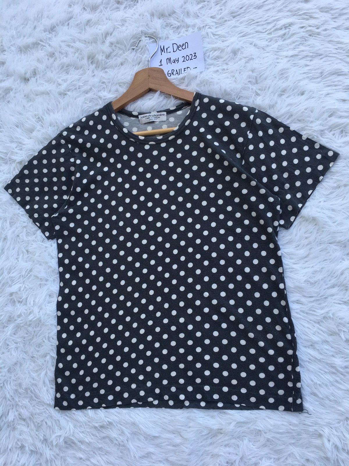 Comme des Garcons Vtg 90's robe de chambre COMME des GARCONS Polka Dot Shirt Size S / US 4 / IT 40 - 3 Thumbnail