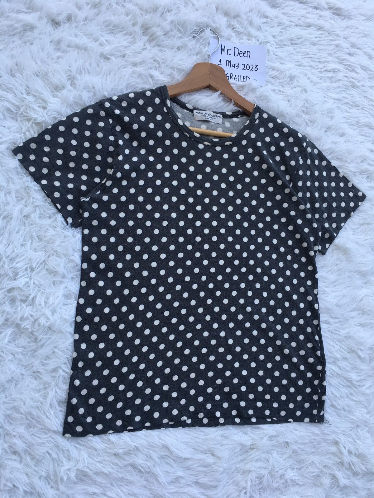 Comme des Garcons Vtg 90's robe de chambre COMME des GARCONS Polka Dot Shirt Size S / US 4 / IT 40 - 2 Thumbnail