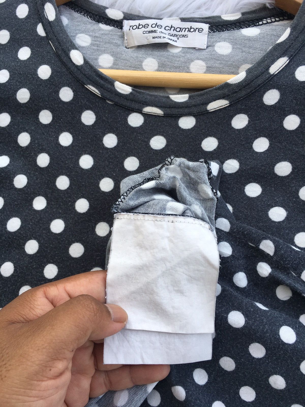 Comme des Garcons Vtg 90's robe de chambre COMME des GARCONS Polka Dot Shirt Size S / US 4 / IT 40 - 10 Thumbnail