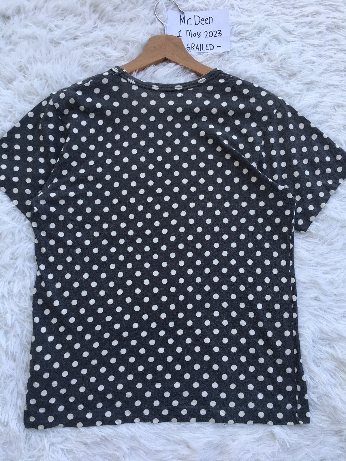 Comme des Garcons Vtg 90's robe de chambre COMME des GARCONS Polka Dot Shirt Size S / US 4 / IT 40 - 14 Thumbnail
