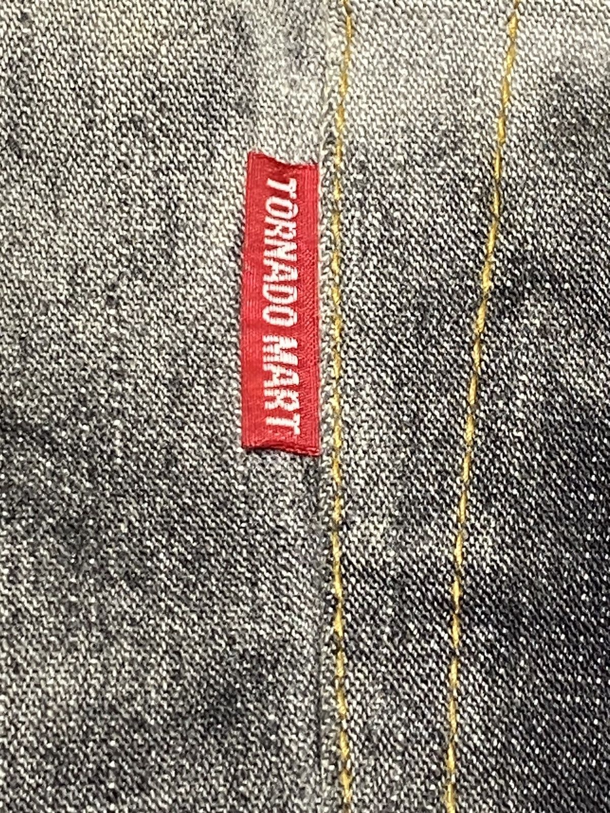 Japanese Brand × Tornado Mart Rare Design‼️Tornado Mart Flare Acid Wash Denim Pants Size US 30 / EU 46 - 13 Thumbnail