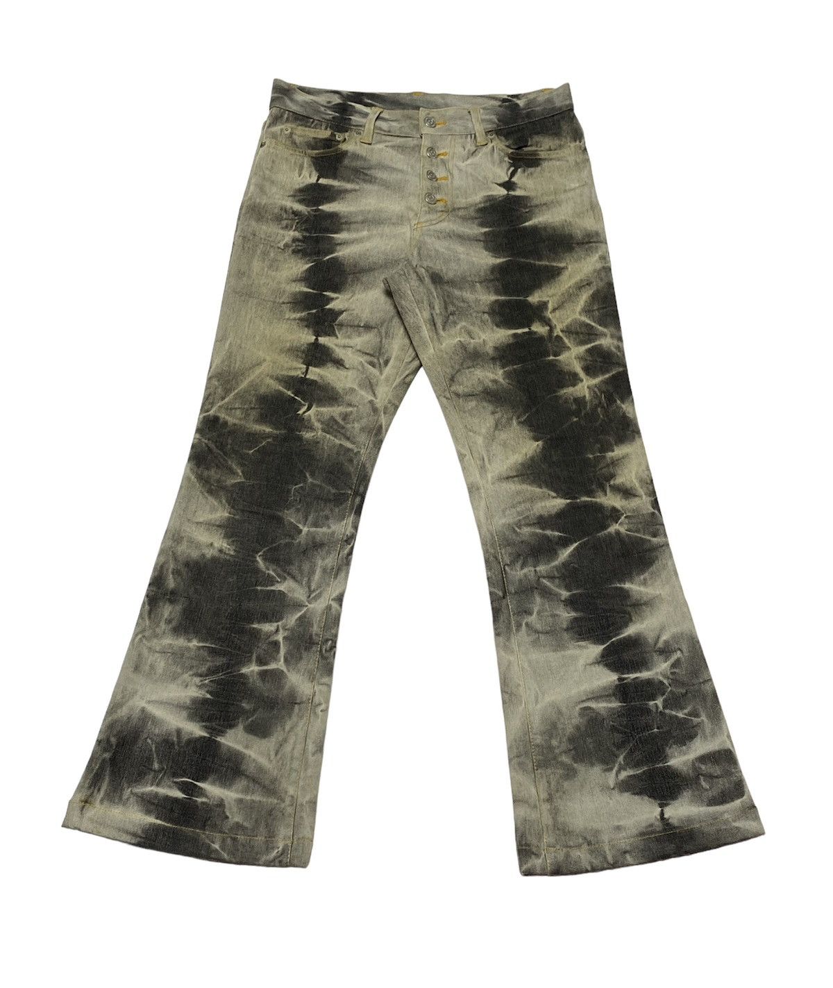 Japanese Brand × Tornado Mart Rare Design‼️Tornado Mart Flare Acid Wash Denim Pants Size US 30 / EU 46 - 2 Thumbnail