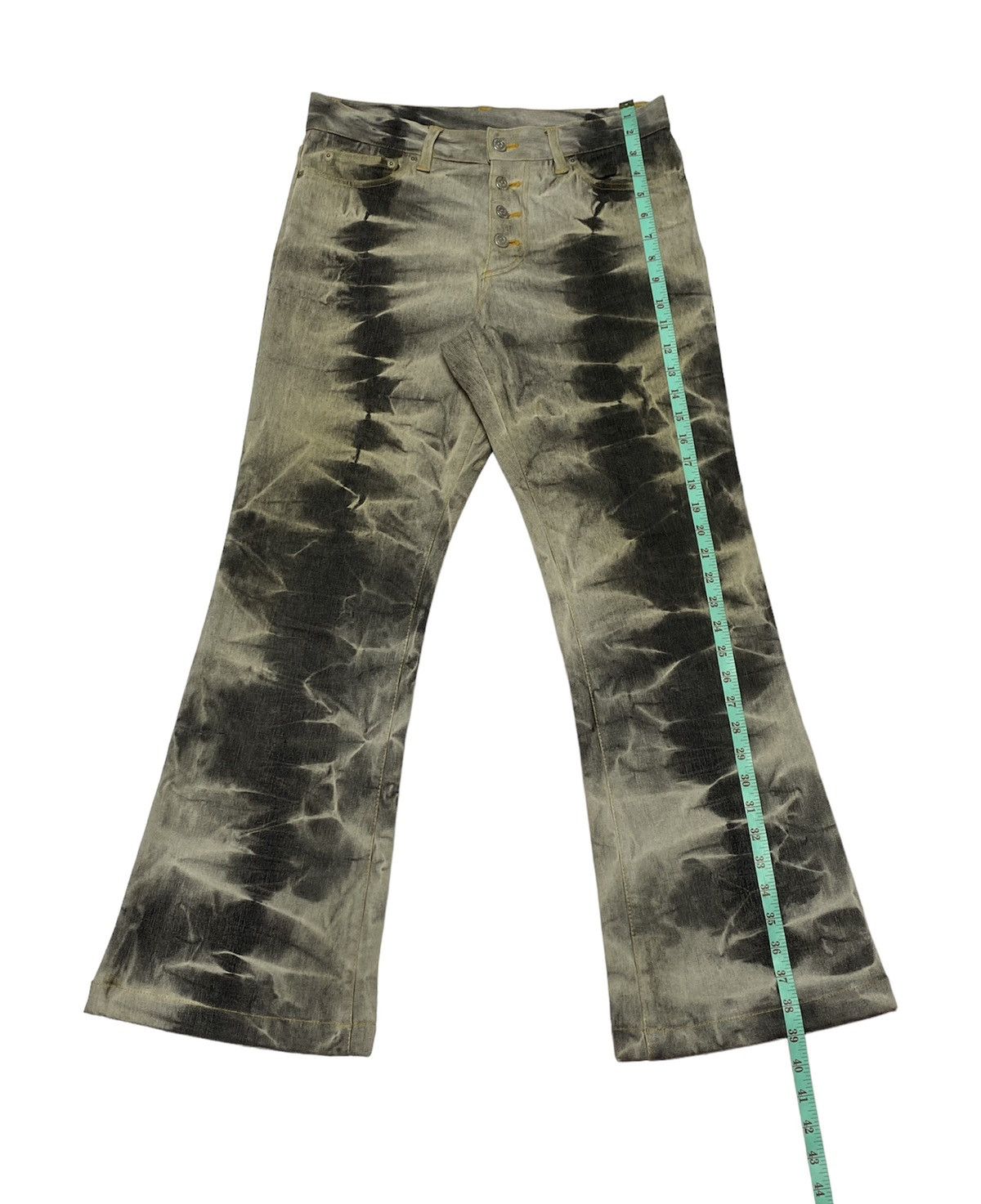 Japanese Brand × Tornado Mart Rare Design‼️Tornado Mart Flare Acid Wash Denim Pants Size US 30 / EU 46 - 6 Thumbnail