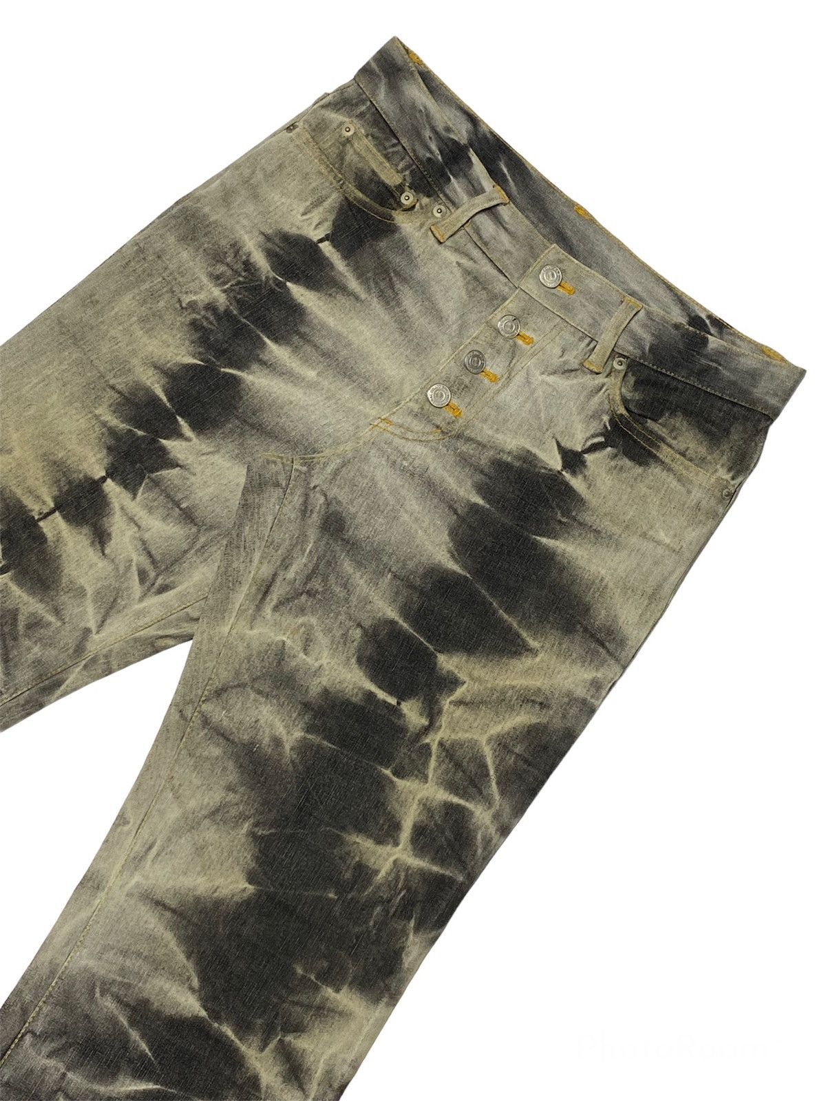 Japanese Brand × Tornado Mart Rare Design‼️Tornado Mart Flare Acid Wash Denim Pants Size US 30 / EU 46 - 15 Thumbnail