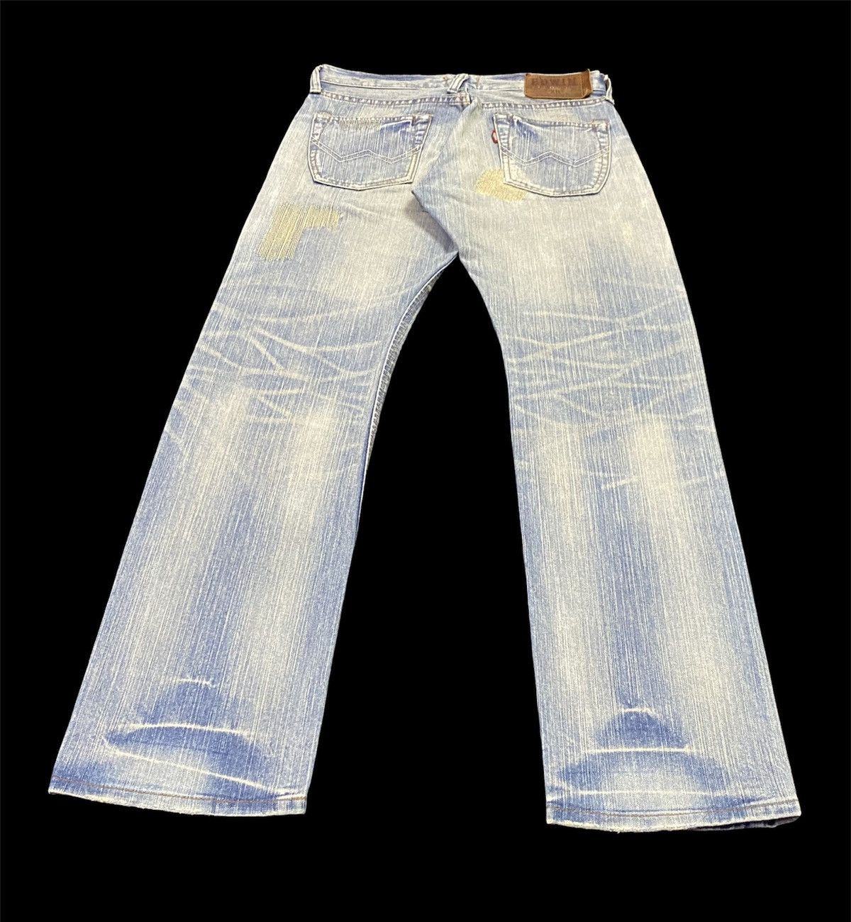 Edwin × Japanese Brand Nice Design‼️Edwin Ripped Distressed Denim Pants Size US 31 - 21 Thumbnail