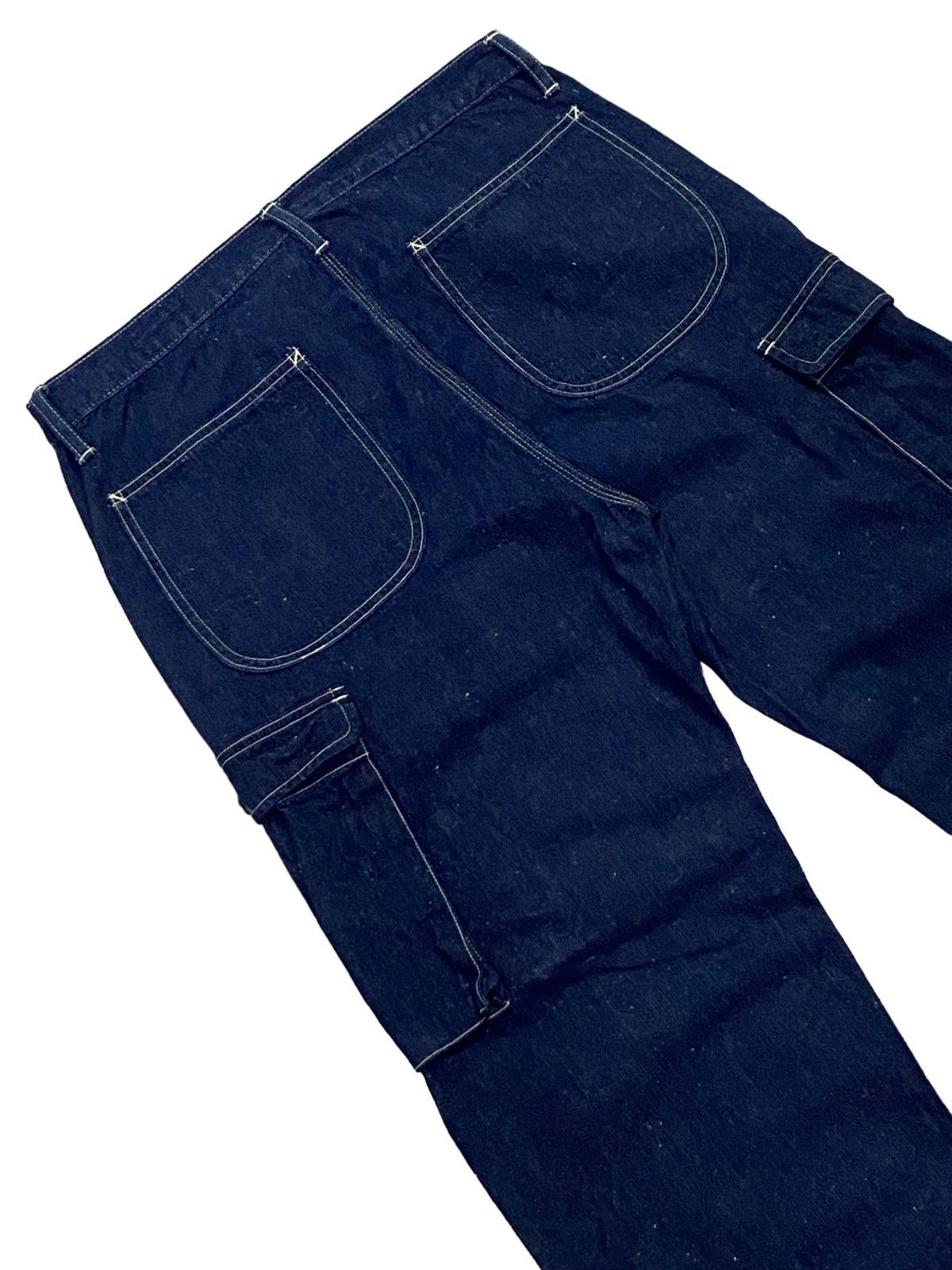 Orslow Vintage OrSlow 6 Pockets Cargo Denim Pants Size US 32 / EU 48 - 20 Thumbnail