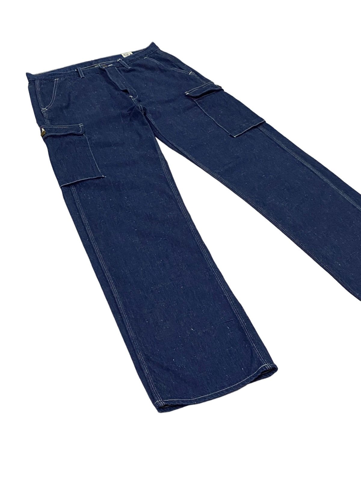 Orslow Vintage OrSlow 6 Pockets Cargo Denim Pants Size US 32 / EU 48 - 18 Thumbnail