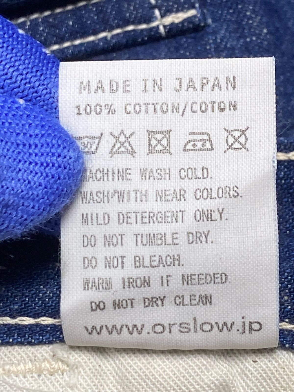 Orslow Vintage OrSlow 6 Pockets Cargo Denim Pants Size US 32 / EU 48 - 14 Thumbnail