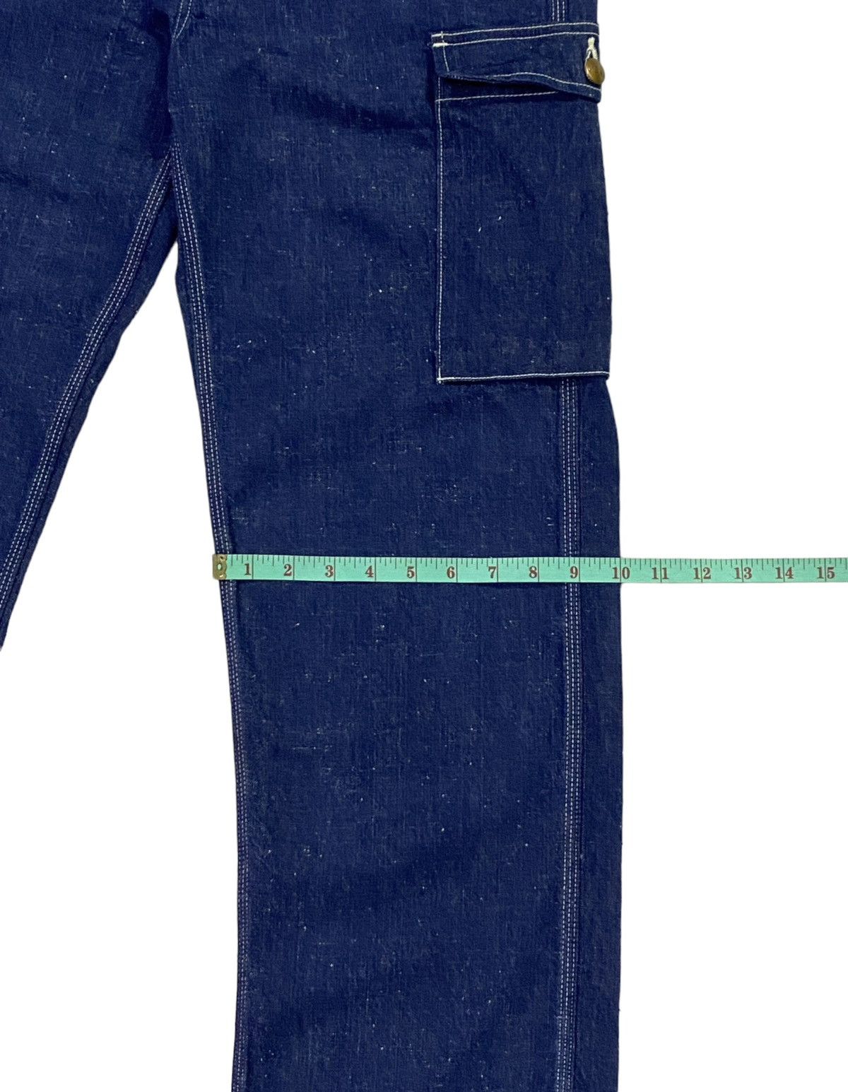 Orslow Vintage OrSlow 6 Pockets Cargo Denim Pants Size US 32 / EU 48 - 10 Thumbnail