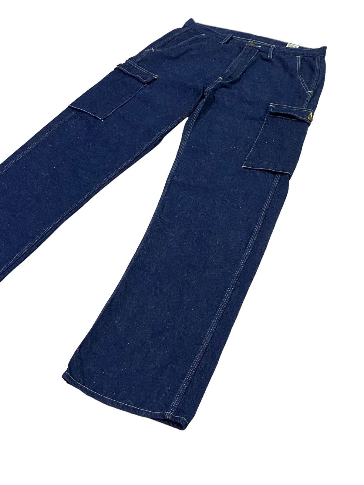 Orslow Vintage OrSlow 6 Pockets Cargo Denim Pants Size US 32 / EU 48 - 19 Thumbnail