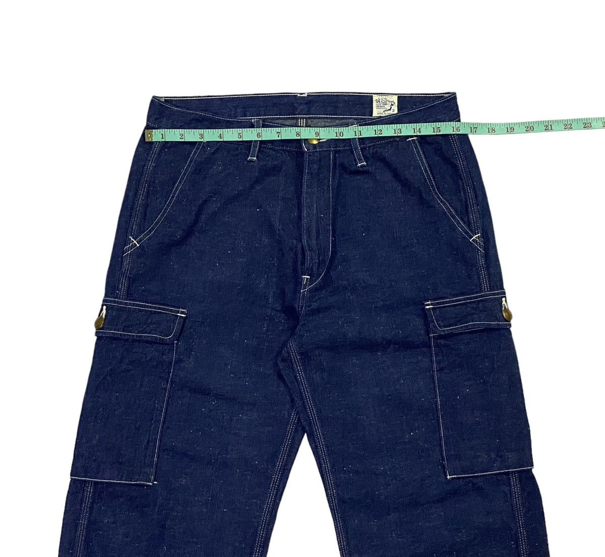 Orslow Vintage OrSlow 6 Pockets Cargo Denim Pants Size US 32 / EU 48 - 5 Thumbnail