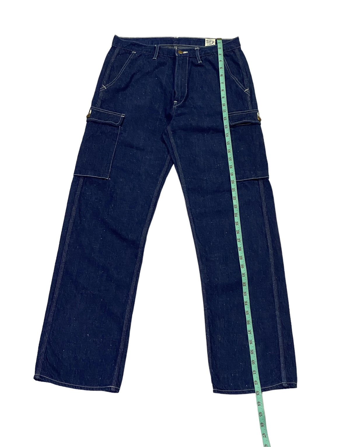 Orslow Vintage OrSlow 6 Pockets Cargo Denim Pants Size US 32 / EU 48 - 7 Thumbnail