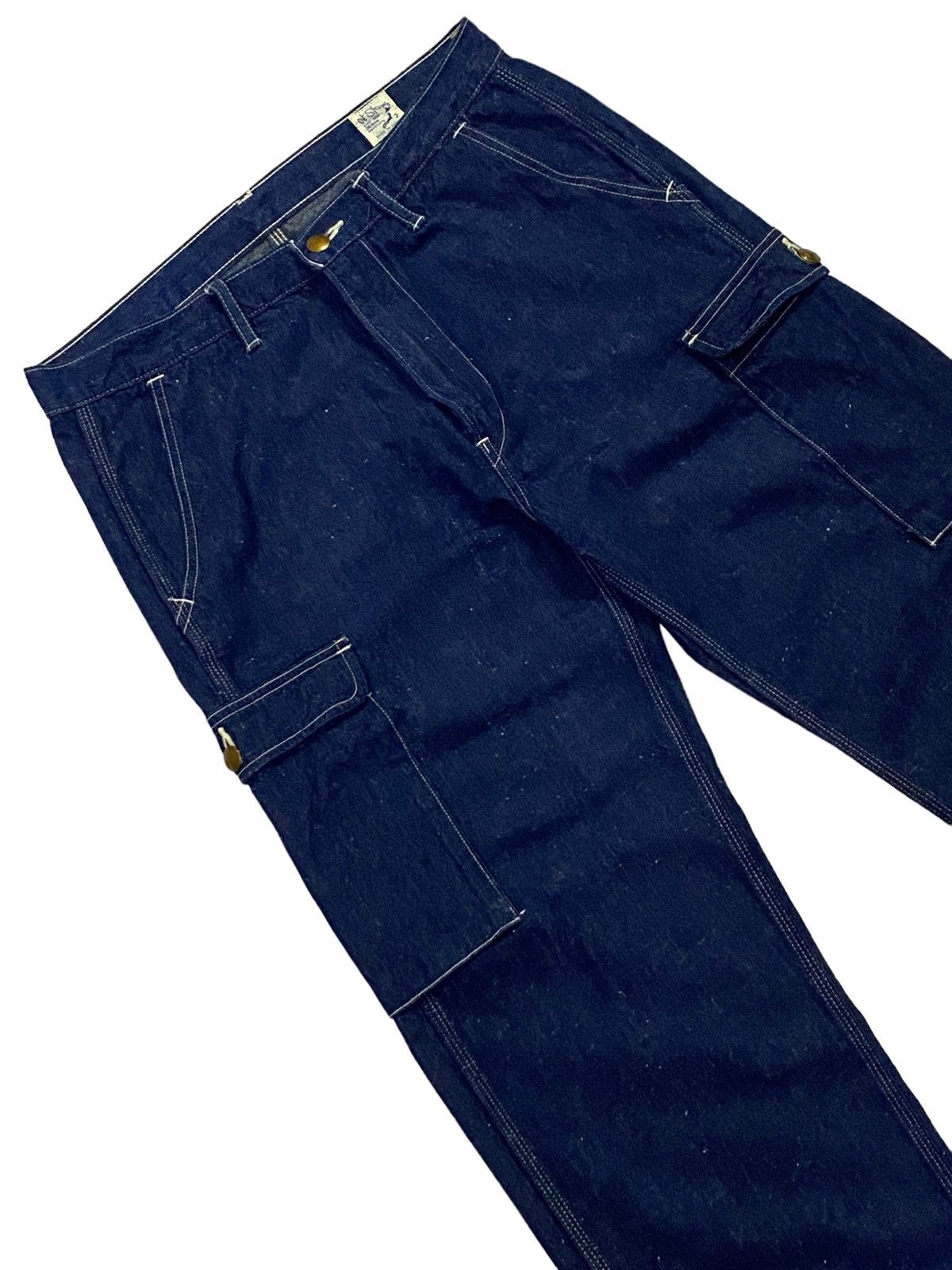Orslow Vintage OrSlow 6 Pockets Cargo Denim Pants Size US 32 / EU 48 - 16 Thumbnail