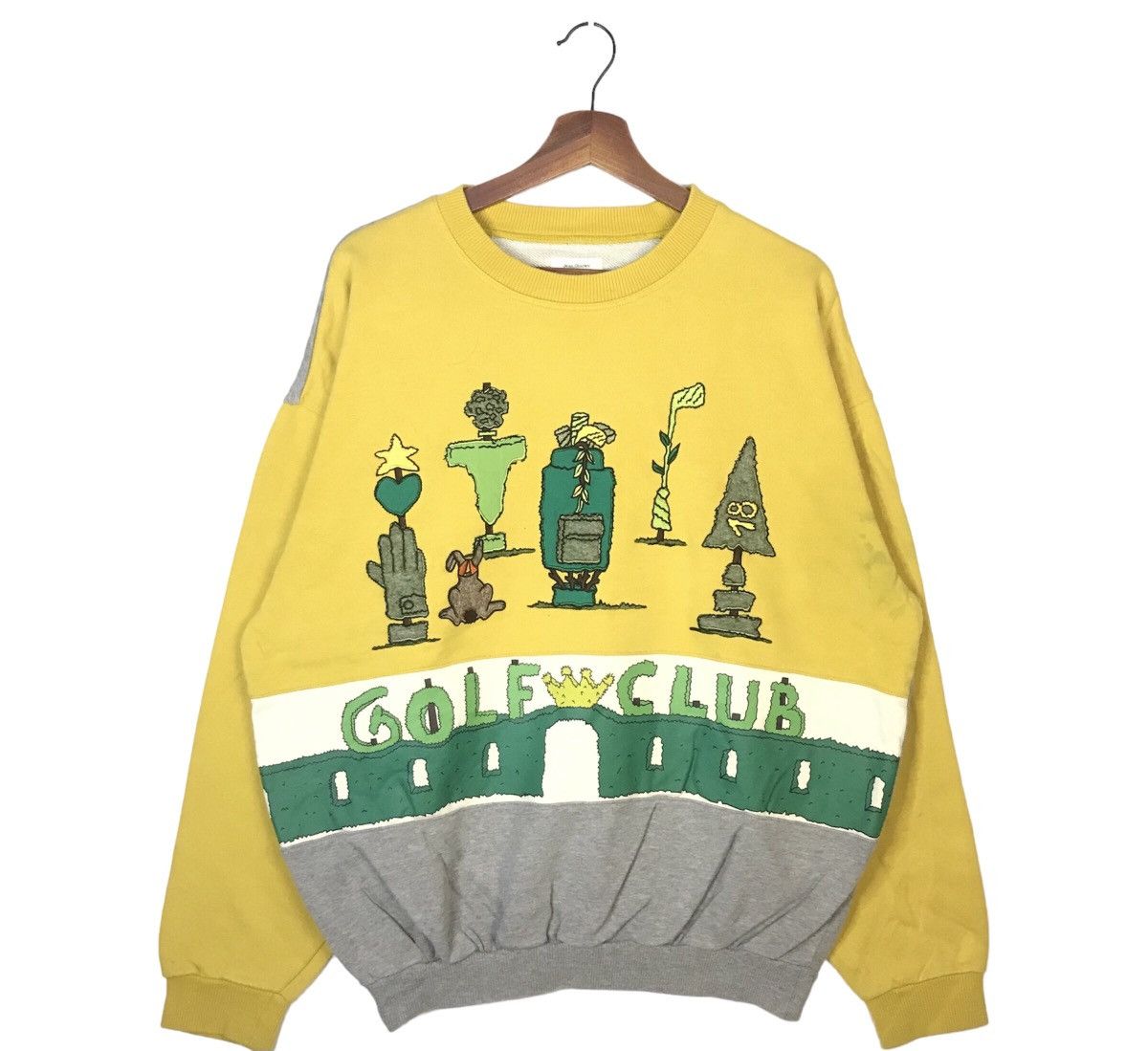 Very Rare Vintage Golf Club Art Crewneck