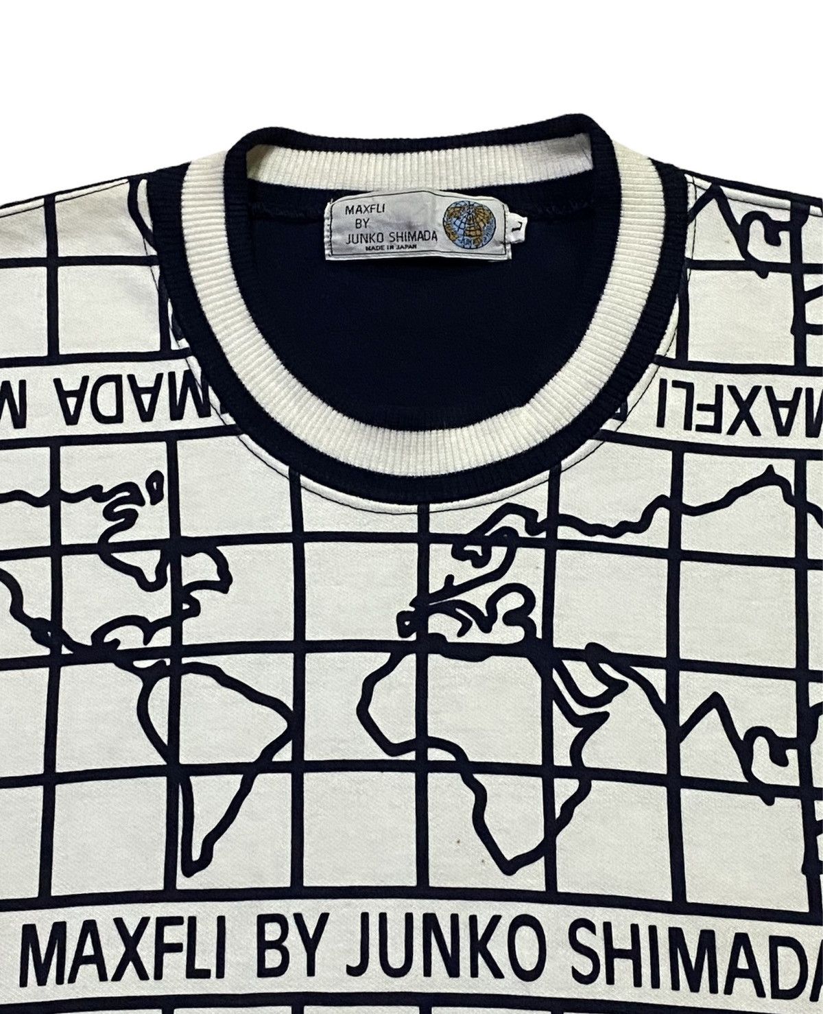 Designer × Japanese Brand × Junko Shimada MAXFLI BY JUNKO SHIMADA VINTAGE OVERPRINT SWEATSHIRT Size US L / EU 52-54 / 3 - 16 Thumbnail