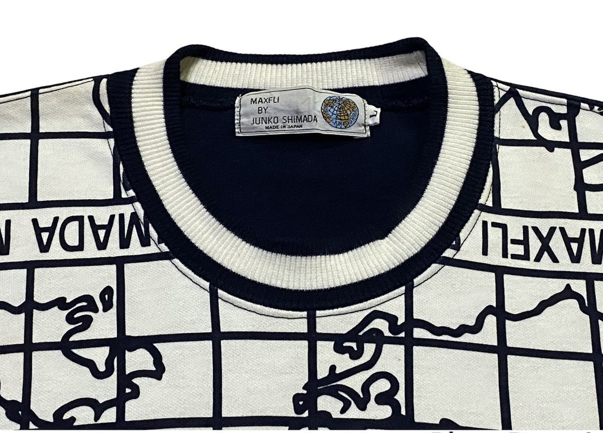 Designer × Japanese Brand × Junko Shimada MAXFLI BY JUNKO SHIMADA VINTAGE OVERPRINT SWEATSHIRT Size US L / EU 52-54 / 3 - 13 Thumbnail