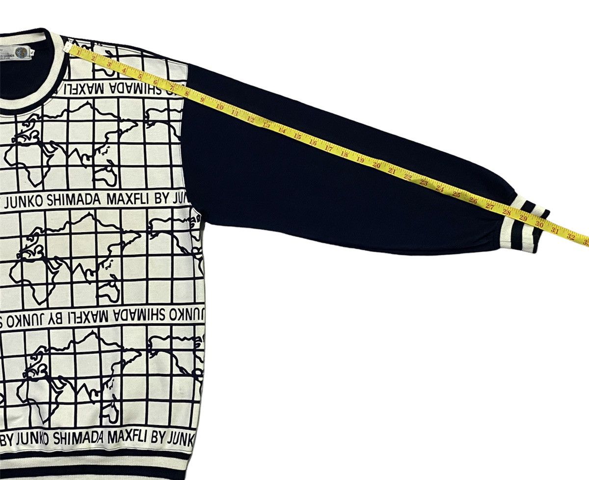 Designer × Japanese Brand × Junko Shimada MAXFLI BY JUNKO SHIMADA VINTAGE OVERPRINT SWEATSHIRT Size US L / EU 52-54 / 3 - 8 Thumbnail