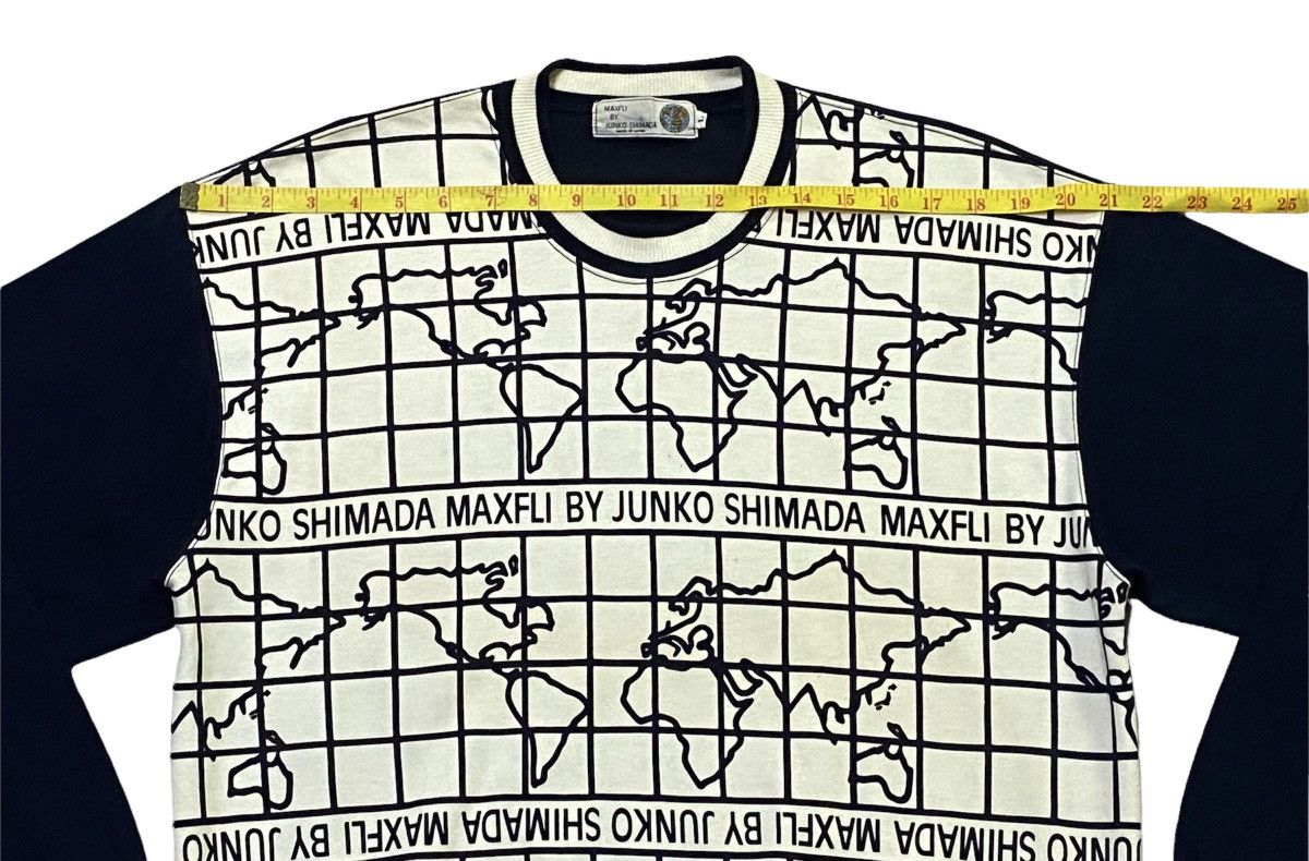 Designer × Japanese Brand × Junko Shimada MAXFLI BY JUNKO SHIMADA VINTAGE OVERPRINT SWEATSHIRT Size US L / EU 52-54 / 3 - 5 Thumbnail