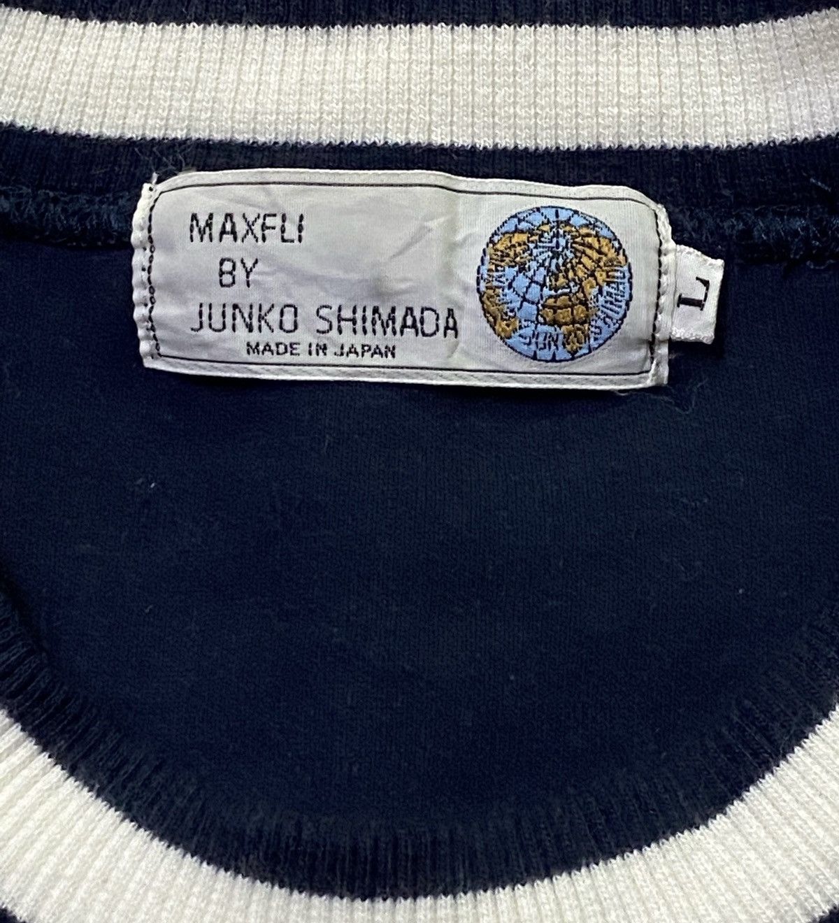 Designer × Japanese Brand × Junko Shimada MAXFLI BY JUNKO SHIMADA VINTAGE OVERPRINT SWEATSHIRT Size US L / EU 52-54 / 3 - 9 Thumbnail