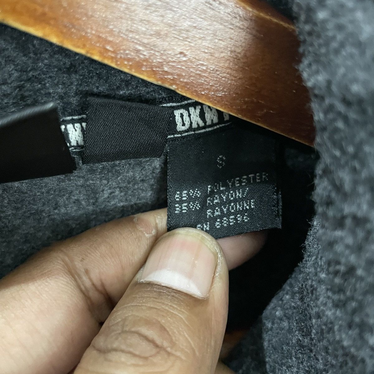 Vintage Dkny Embroidery Big Logo Jacket