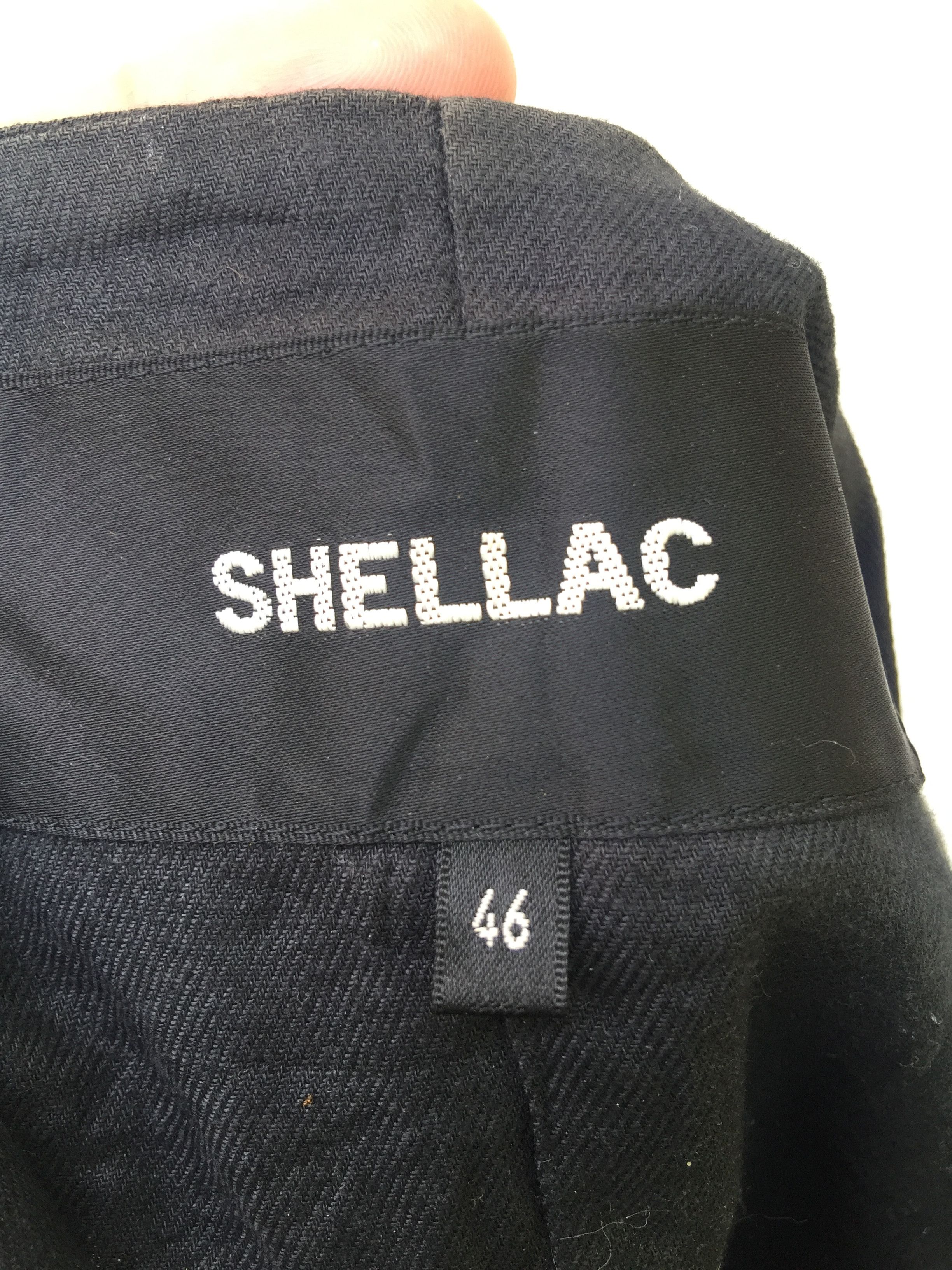 Designer × Japanese Brand × Shellac Vintage Shellac Travis Scott Fashion Style Black Vest Size US M / EU 48-50 / 2 - 6 Thumbnail