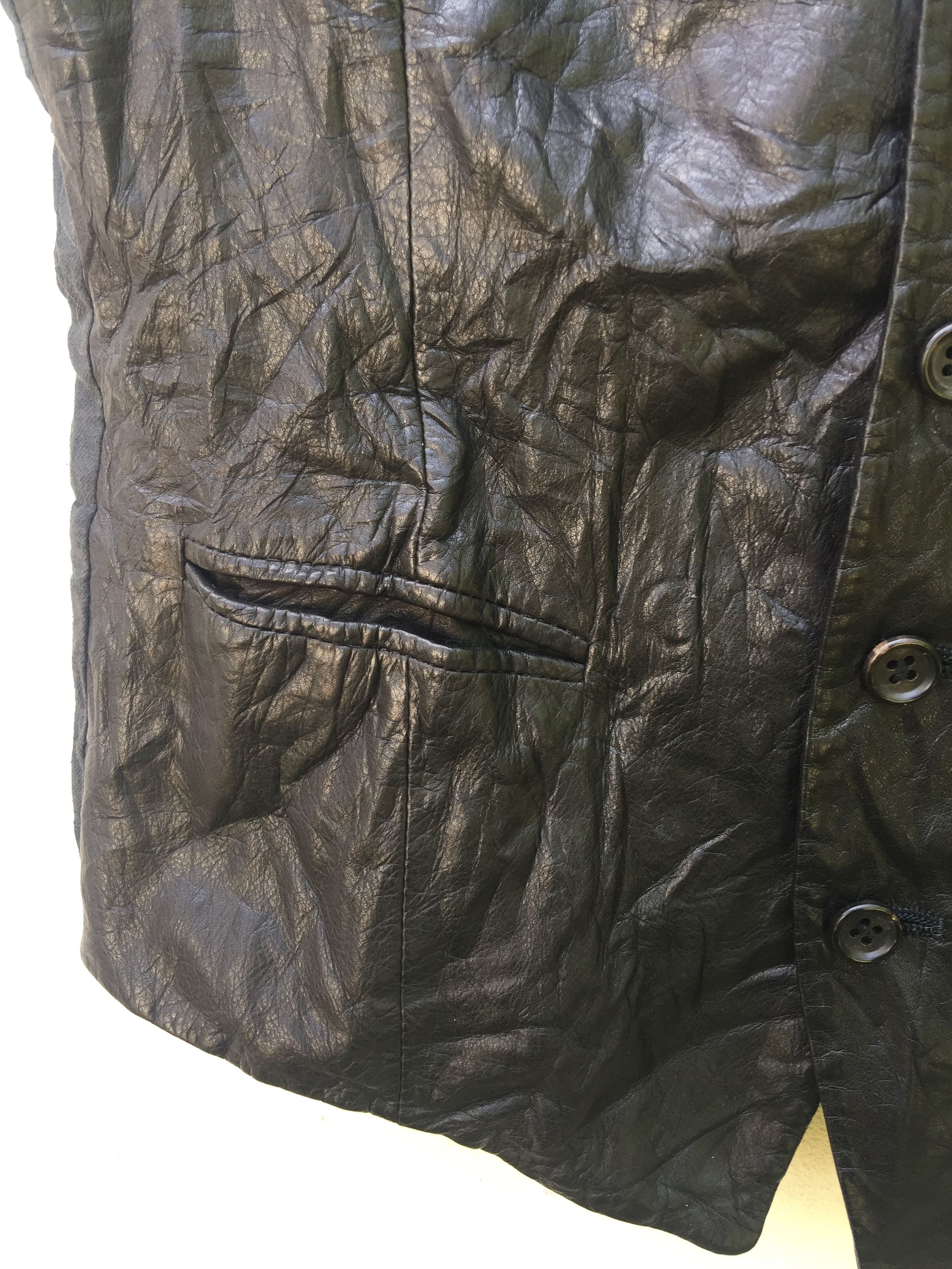 Designer × Japanese Brand × Shellac Vintage Shellac Travis Scott Fashion Style Black Vest Size US M / EU 48-50 / 2 - 4 Thumbnail