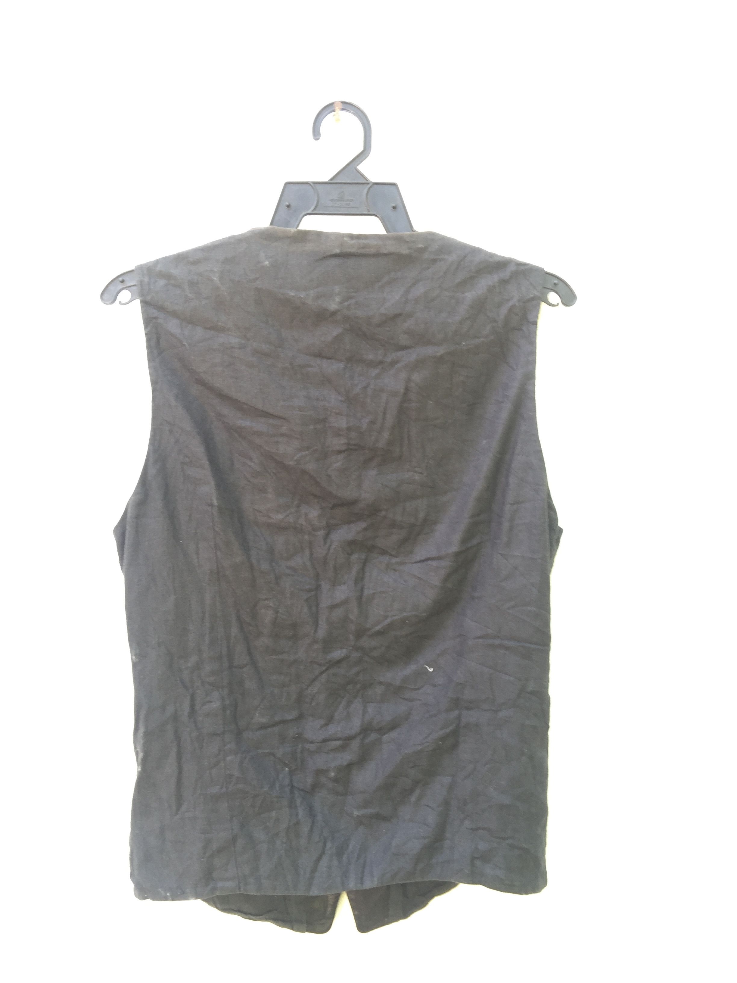Designer × Japanese Brand × Shellac Vintage Shellac Travis Scott Fashion Style Black Vest Size US M / EU 48-50 / 2 - 2 Thumbnail