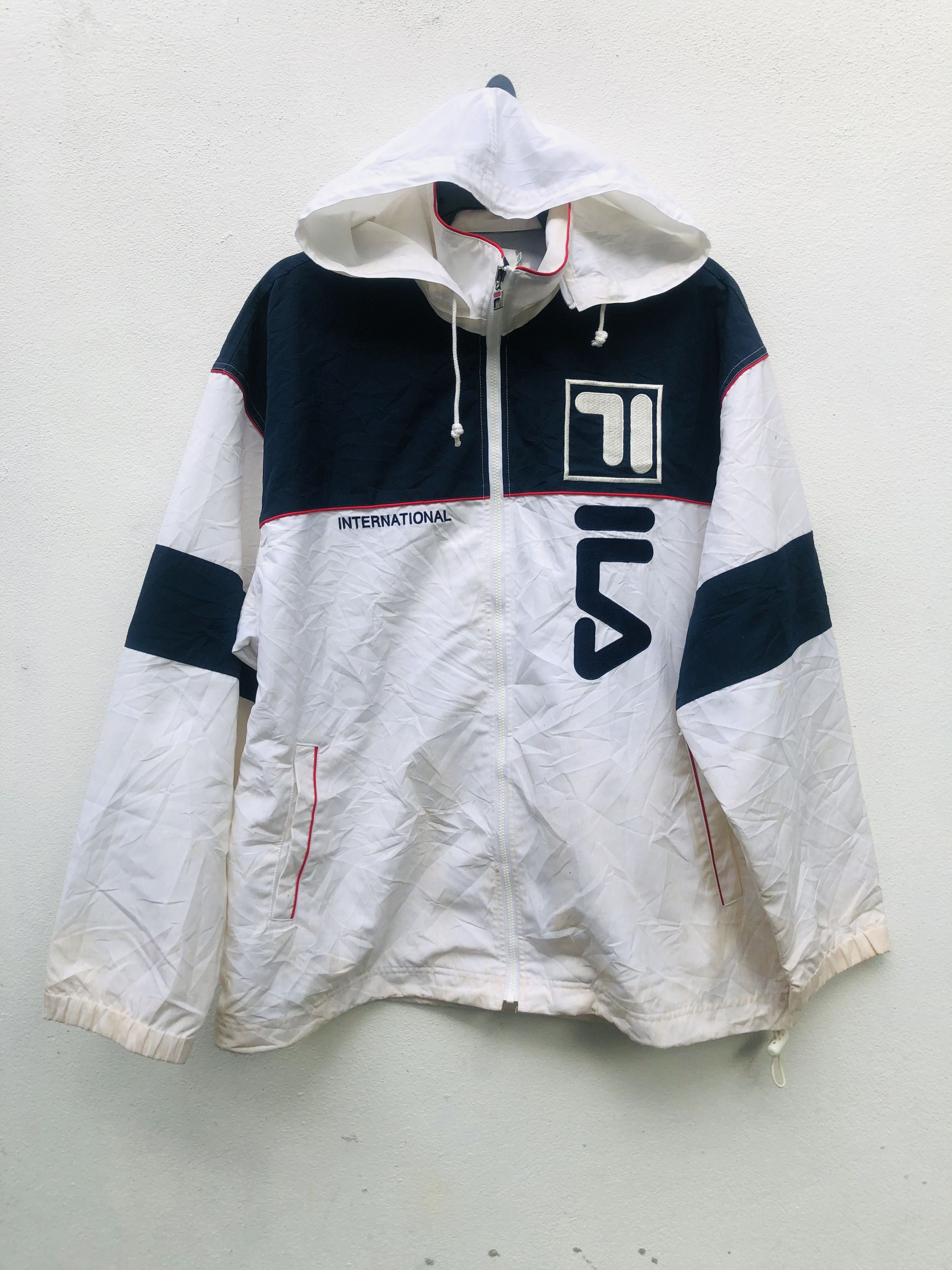 Fila × Japanese Brand Vintage Fila Japanese Travis Scott Fashion Style Size US L / EU 52-54 / 3 - 1 Thumbnail