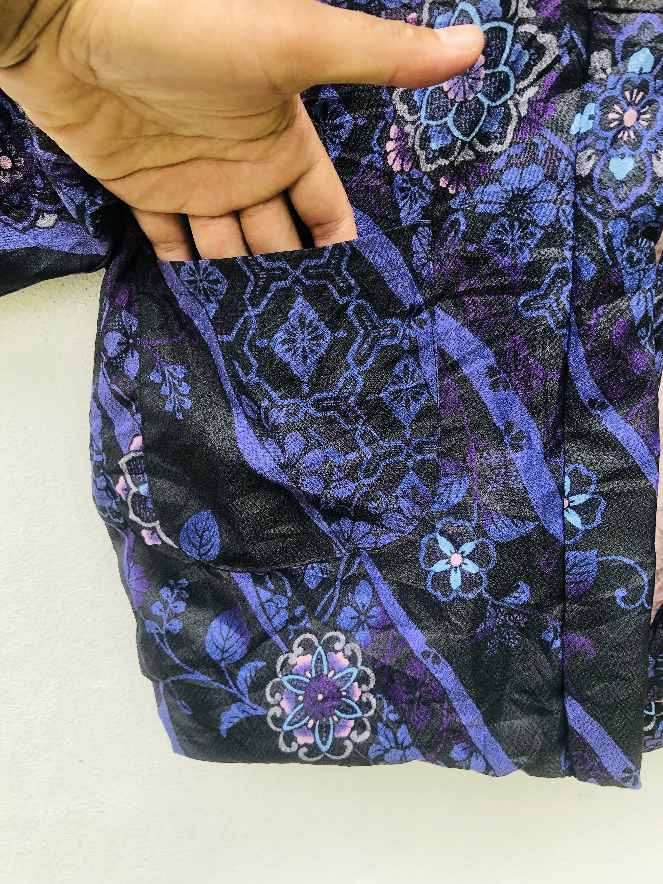 Designer × Japanese Brand Vintage Japanese Designer Kimono Travis Scott Style Size US L / EU 52-54 / 3 - 6 Thumbnail