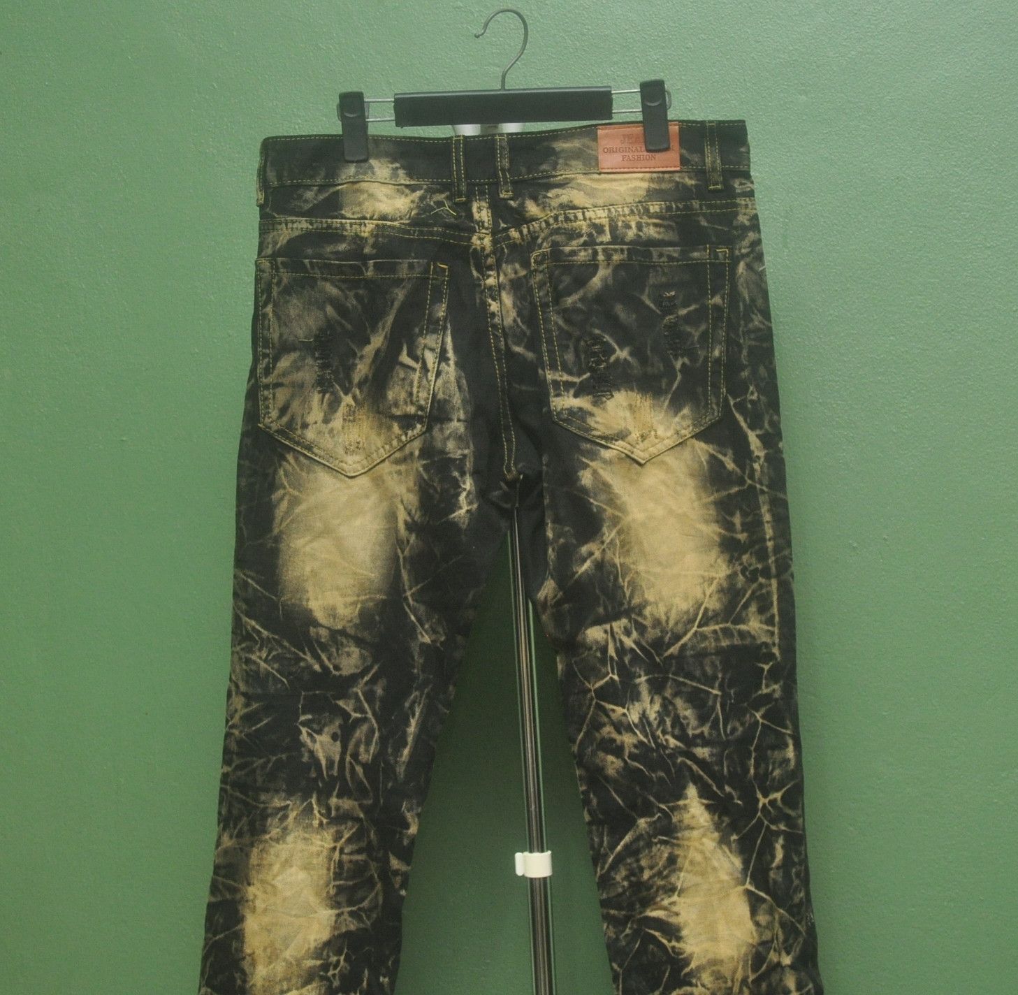 Designer × Japanese Brand Vintage Distressed Design Travis Scott Fashion Style Size US 34 / EU 50 - 8 Thumbnail