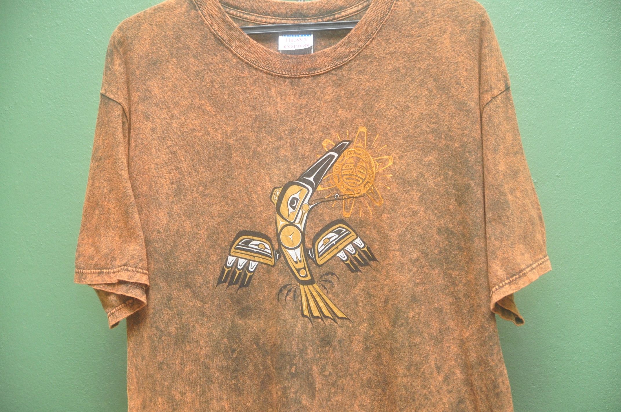 Designer × Japanese Brand × The Mountain Vintage Bird Tie Die Shirt Travis Scott Fashion Style Size US L / EU 52-54 / 3 - 3 Thumbnail